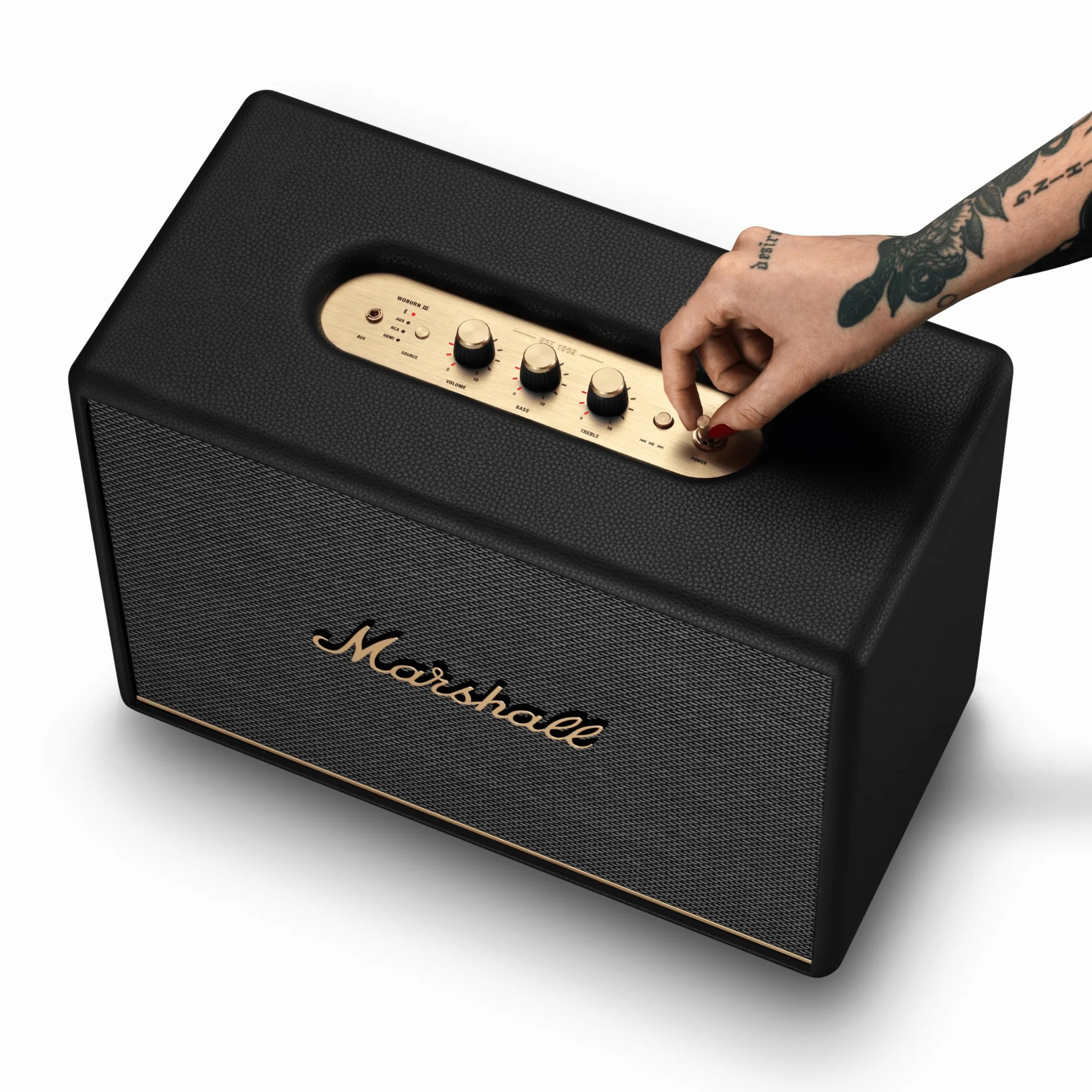 Marshall Woburn III Bluetooth Altoparlante senza fili Nero