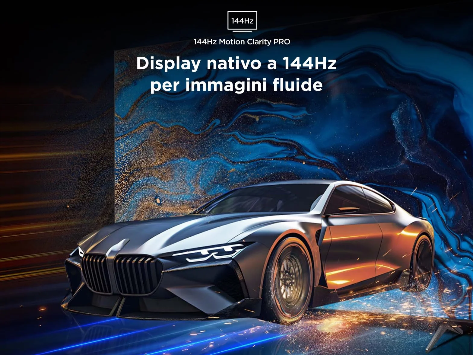 TCL 65Q6C 65" QD-Mini LED SMART TV 4K HDR Premium 1000nits Google TV Dolby Vision Atmos Onkyo 2.1 Motion Clarity Pro 144 Hz Game Master