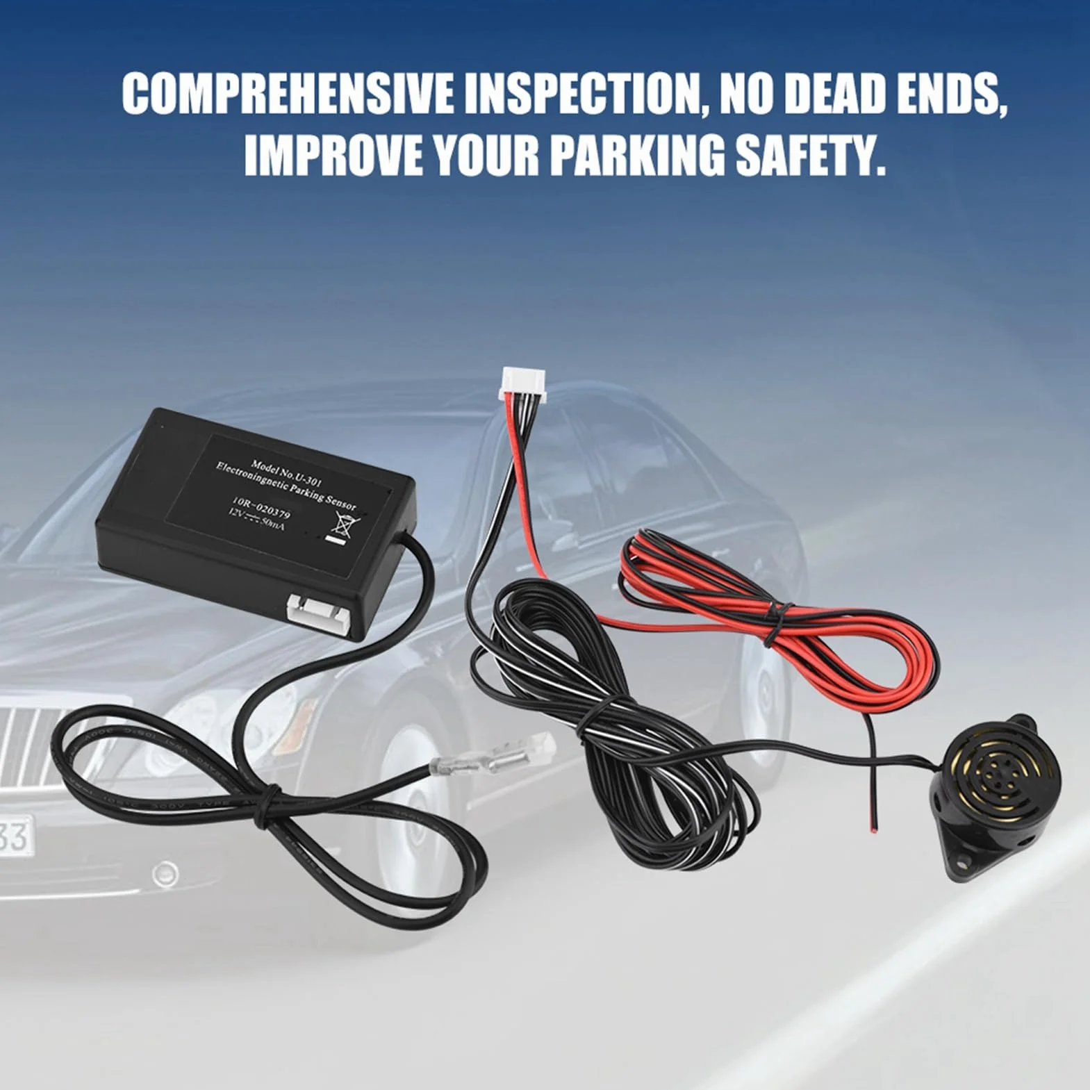 Kit Universale Radar a Induzione Elettromagnetica Sensori di Parcheggio Invisibili Senza Perforazione per Camion RV