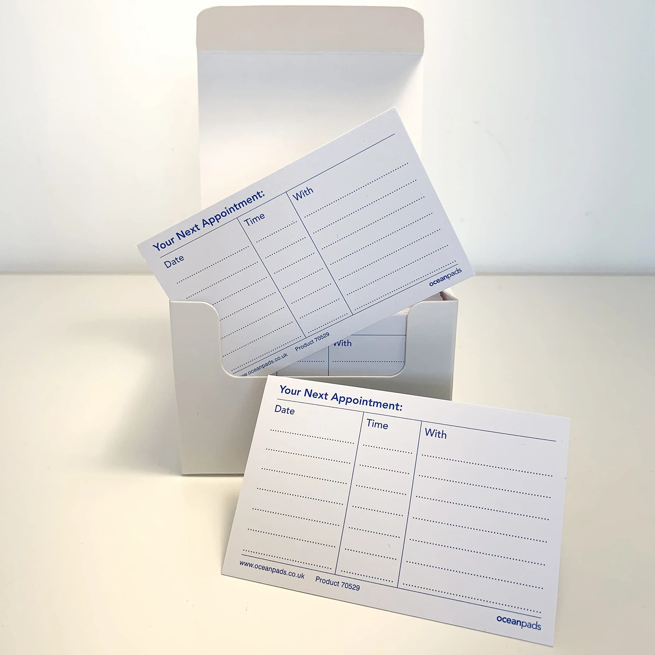 Biglietti promemoria per appuntamenti 200 szt. biały 300 g/m² 85 mm x 55 mm