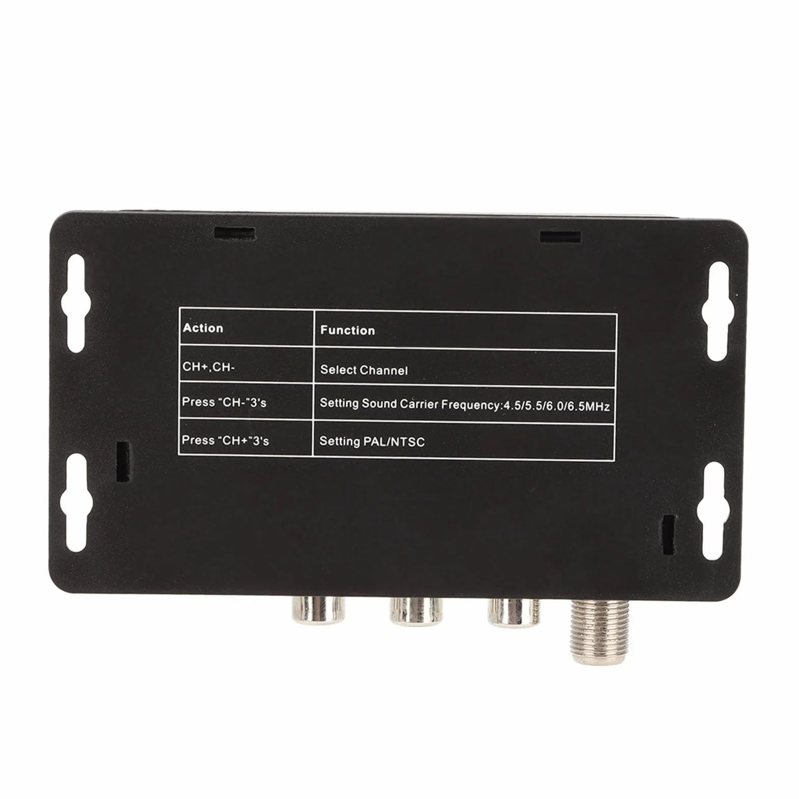 Modulatore RF Professionale da AV a RF PAL NTSC con Ripetitore IR