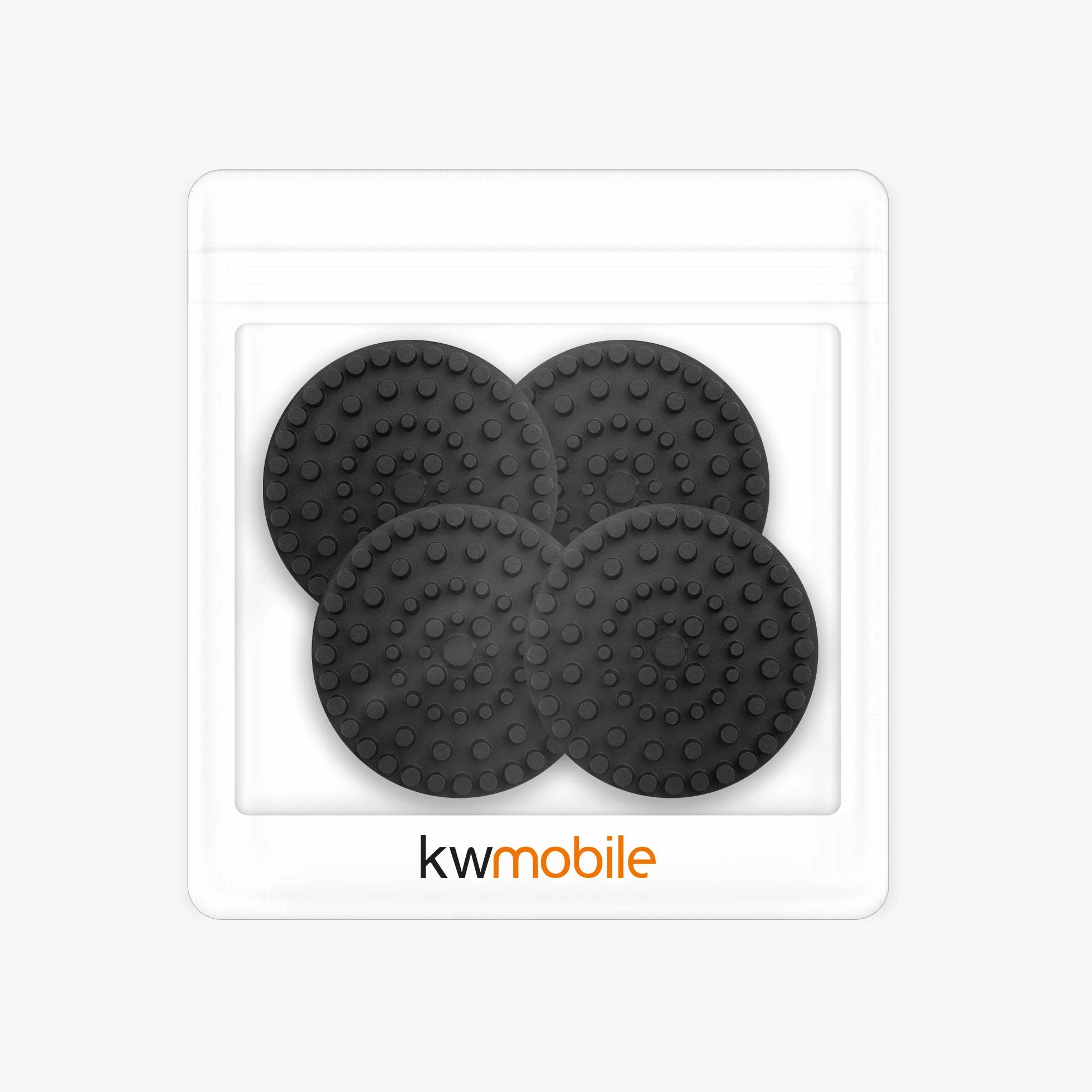kwmobile Set 4x Piedini Antivibrazione per Casse Audio Ø 5,3x1cm Gommini Anti Vibrazioni Subwoofer Hi-Fi