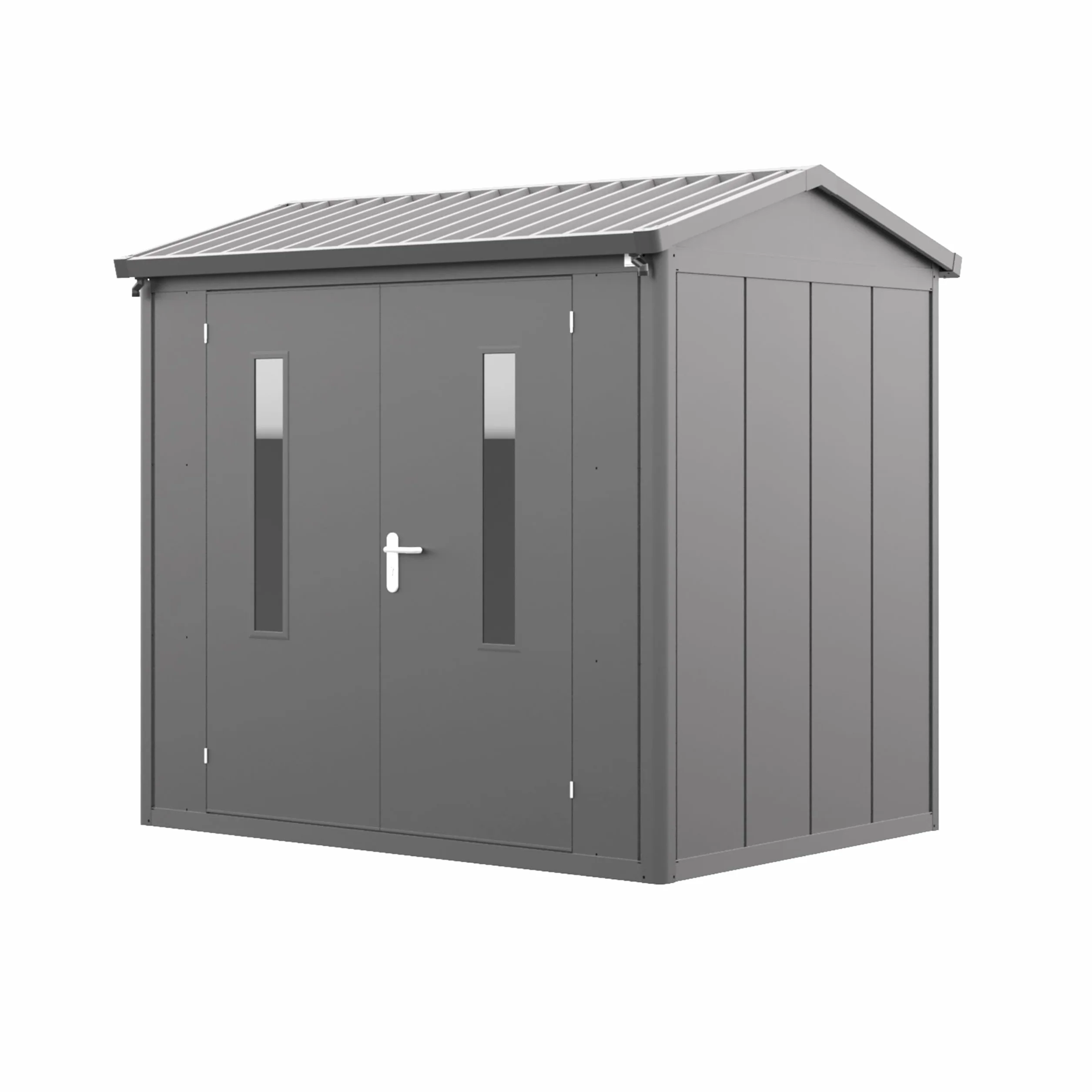 GFP Primeyard Casetta da giardino metallo 228x180x231 cm Armadio da esterno per attrezzi antracite