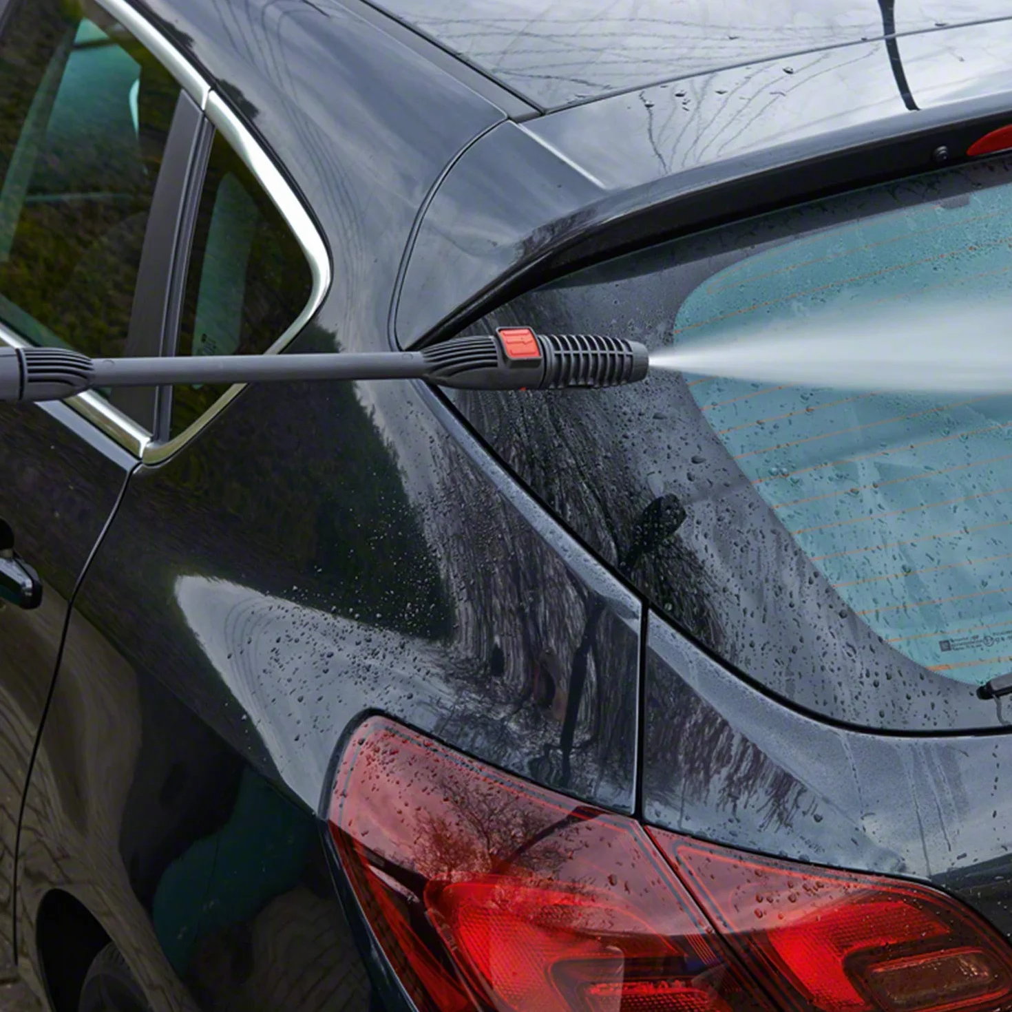 Bosch Home and Garden 06008A7901 Idropulitrice 3 Ugelli, Alta Pressione, Filtro Trasparente, Verde Nero, Cavo e Tubo Flessibile 5 m, 350 L/h, 40.10 x 37.60 x 20.20 cm