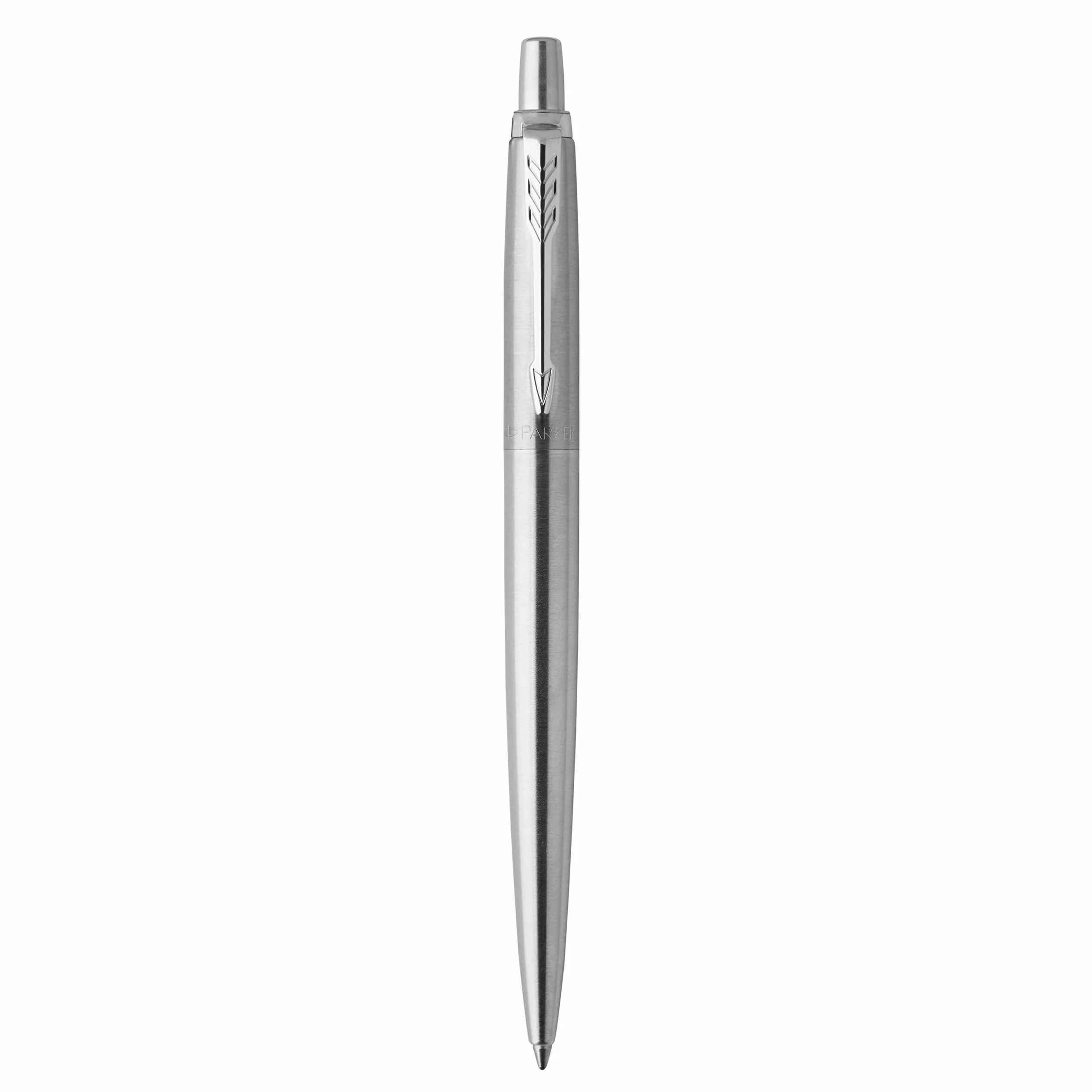 Parker Jotter Penna a Sfera Acciaio Inossidabile Cromati Punta Media Blu Confezione Regalo