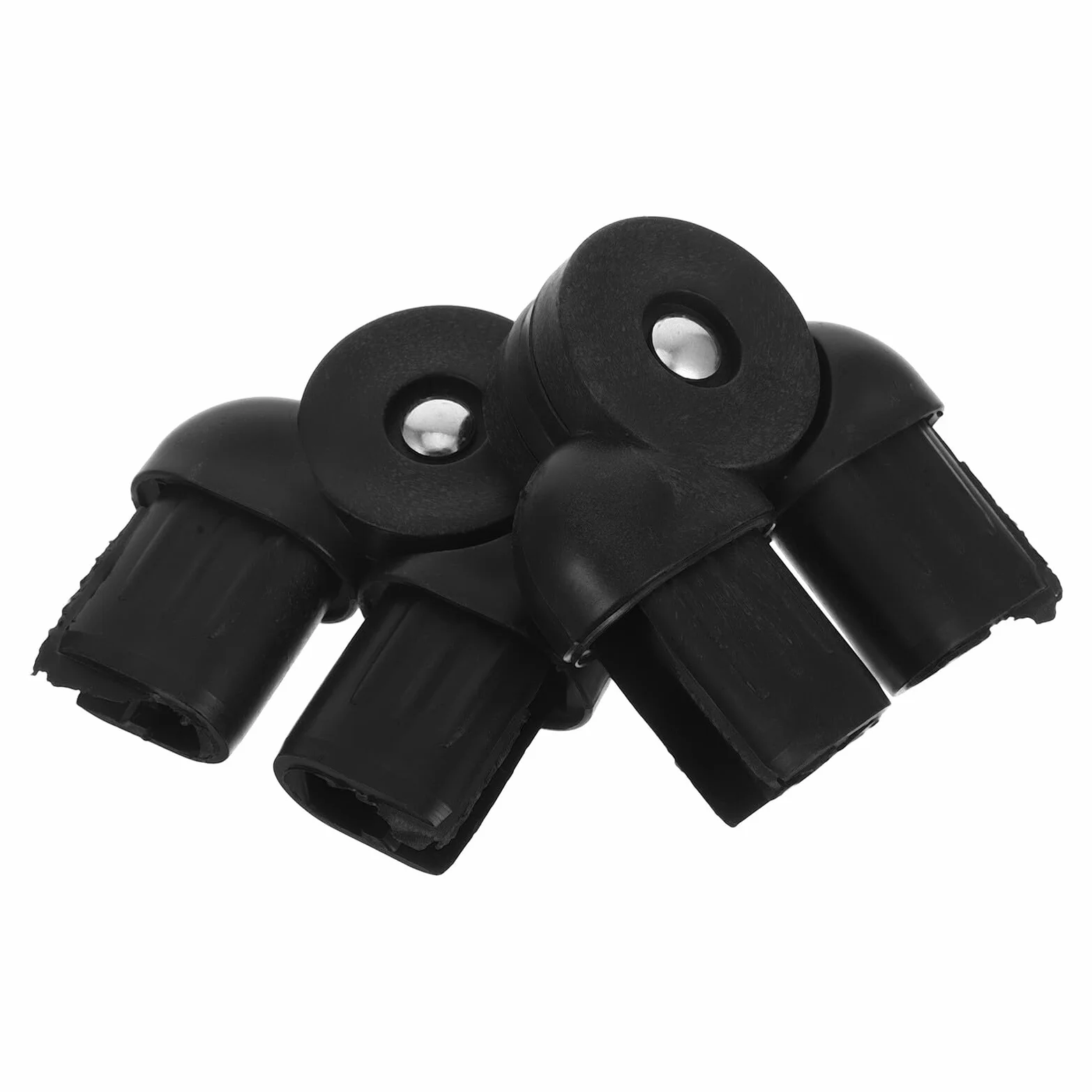2 Pezzi Giunti in Plastica per Sedie Pieghevoli Adattatori per Tubi di Poltrone Reclinabili e Sdraio Accessori per Connessione Stabile e Compatibile Sedie da Spiaggia