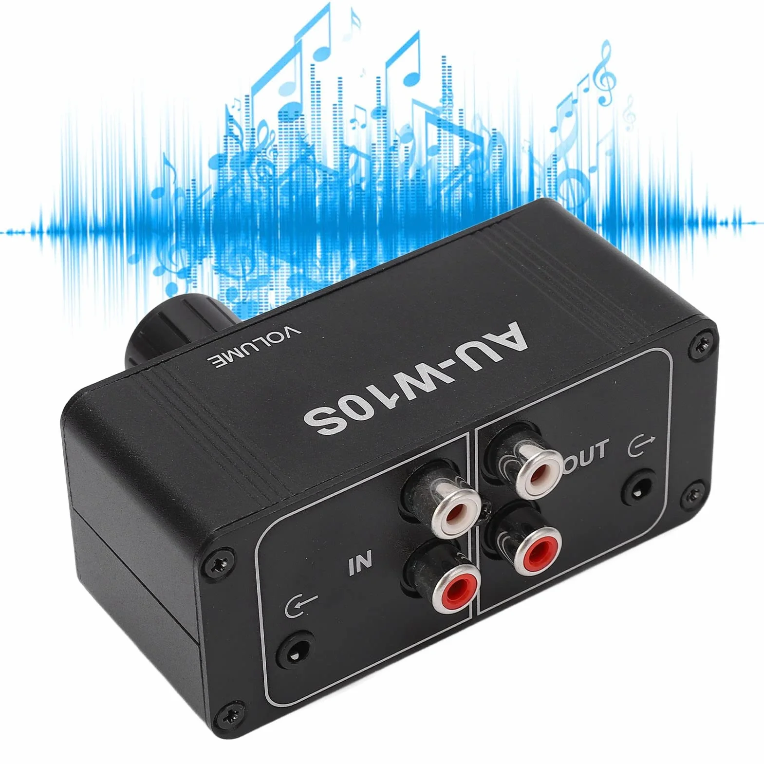 Mini Stereo Audio Preamplificatore per Cuffie Regolatore di Volume Mixer Audio Uscita Jack 3.5mm per Club Bar