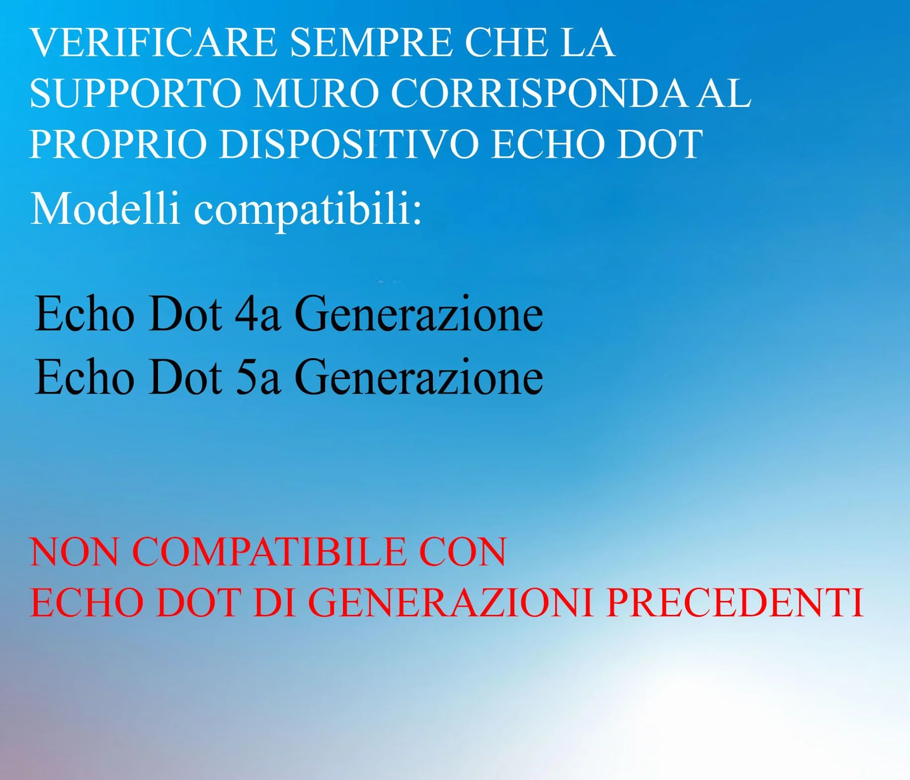 ELLENNE SUPPORTO DA MURO ECHO DOT 4a 5a GENERAZIONE SALVASPAZIO NASCONDERE CAVI SENZA VITI BIANCO