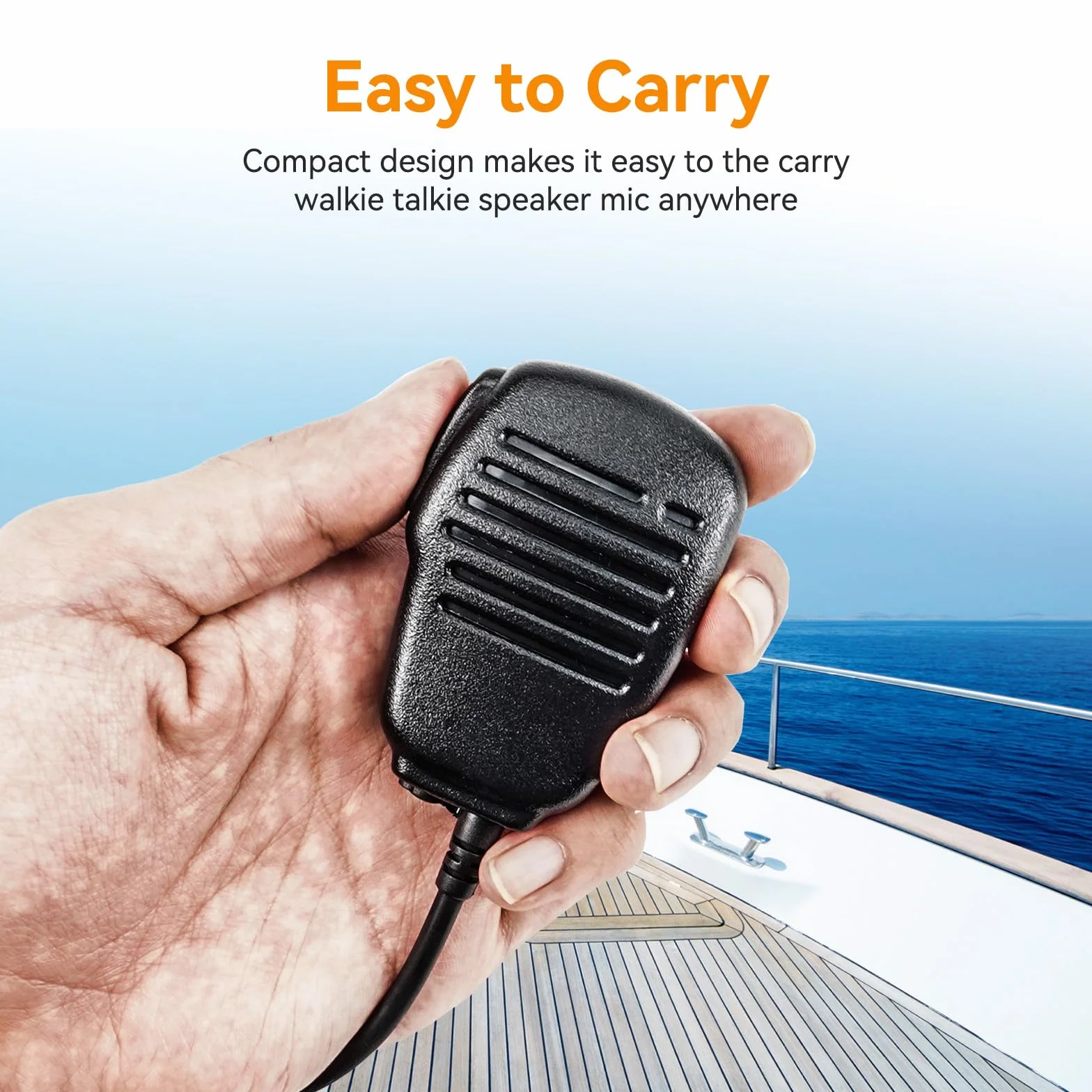 Retevis Altoparlante 1 Polo 3,5 mm Compatibile RM01 RT55 RA26 Marine Walkie Talkie