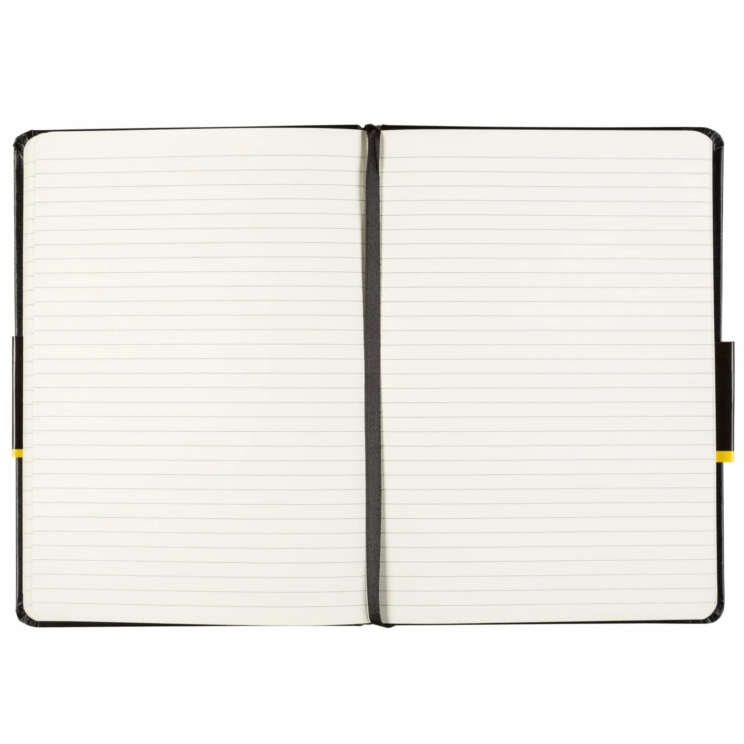 Idena Taccuino DIN A5 a righe 192 pagine 80 g/m² copertina rigida nera 1 pz