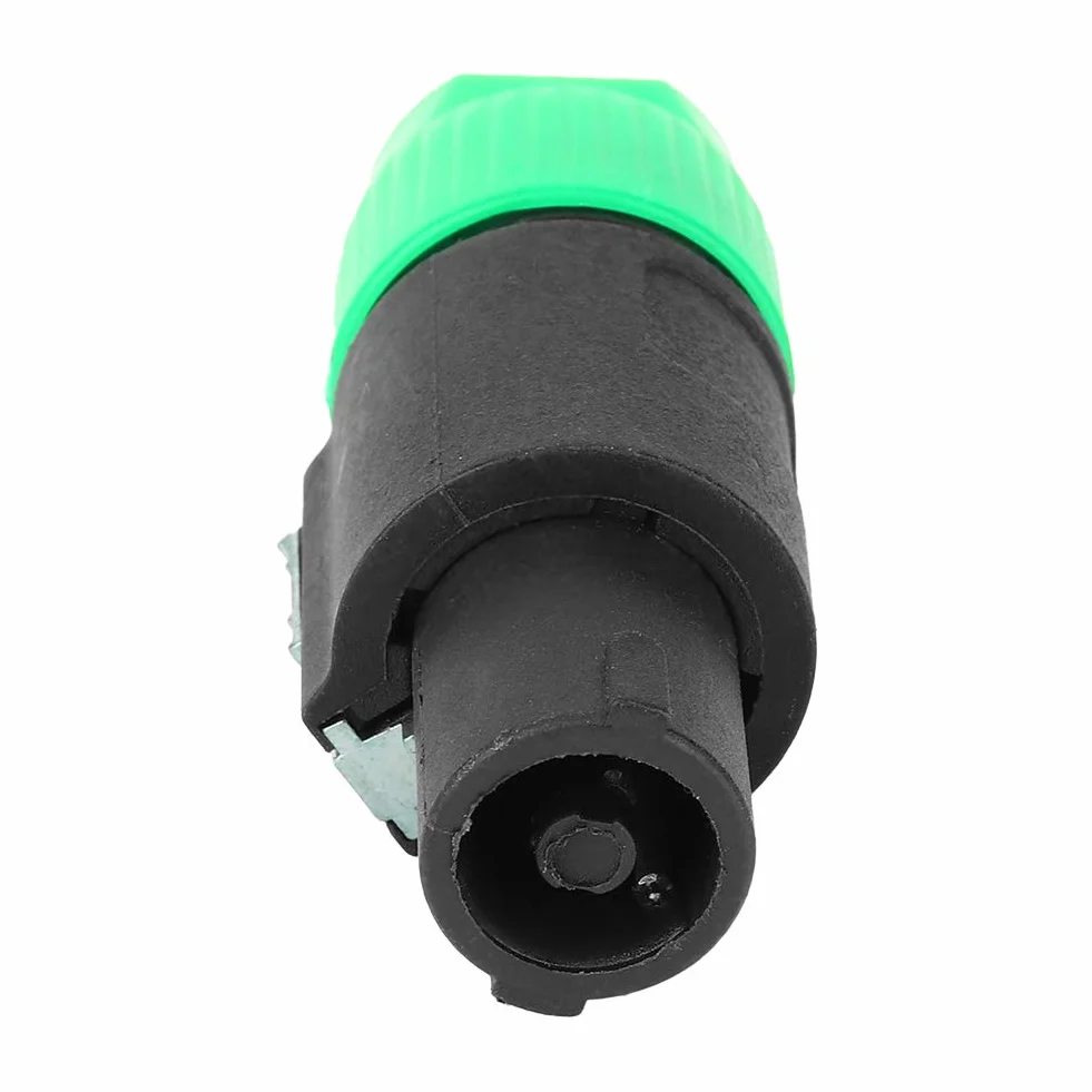 Connettore per Cavo Speakon NL4FC 4 Pin Impermeabile 10PCS Verde