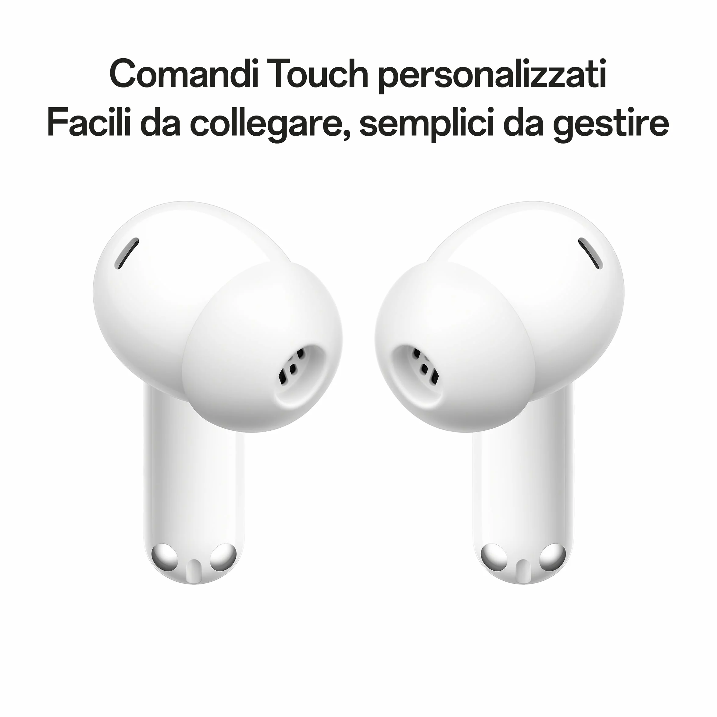 OPPO Enco Buds3 Pro Auricolari True Wireless, 54h Autonomia, Driver 12.4mm, BT 5.4, IP55, Bianco