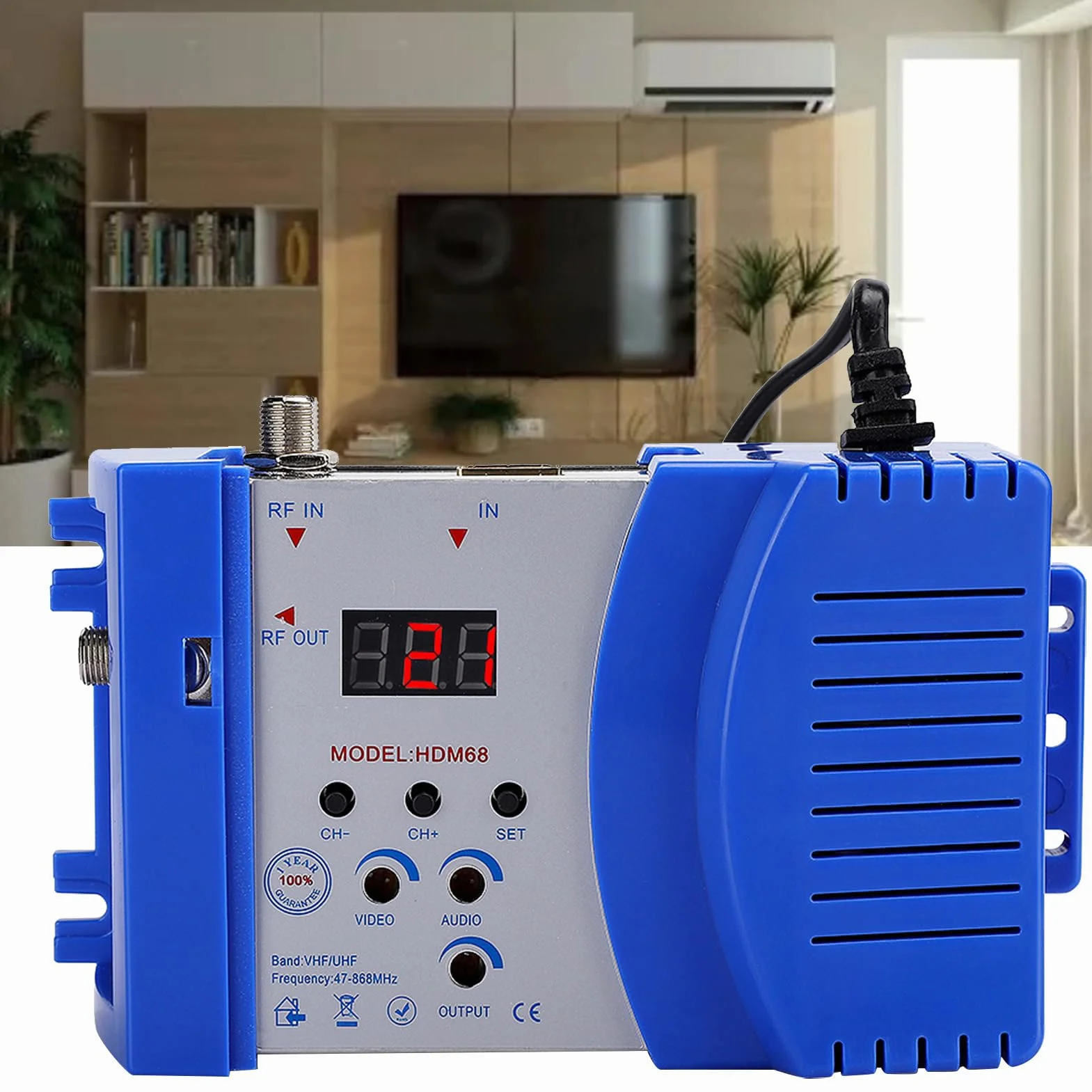 Modulatore Analogico HDMI RF HDM68 VHF/UHF 47-868 MHz