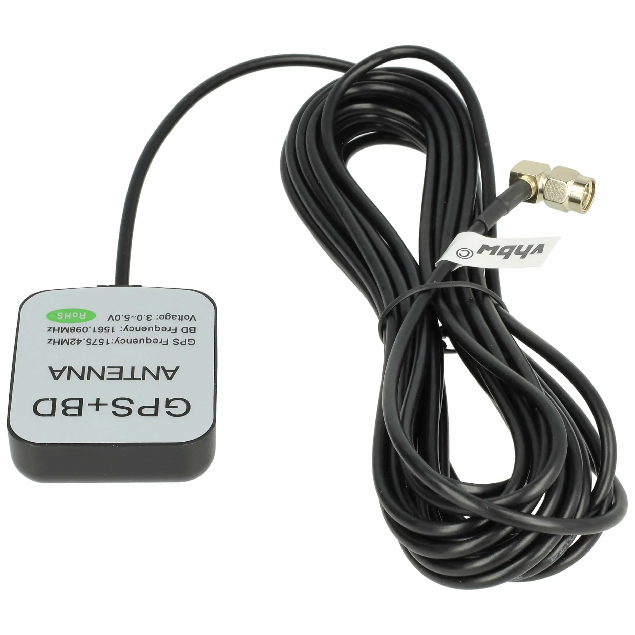 vhbw antenna GPS SMA connettore base magnetica 5 m nero