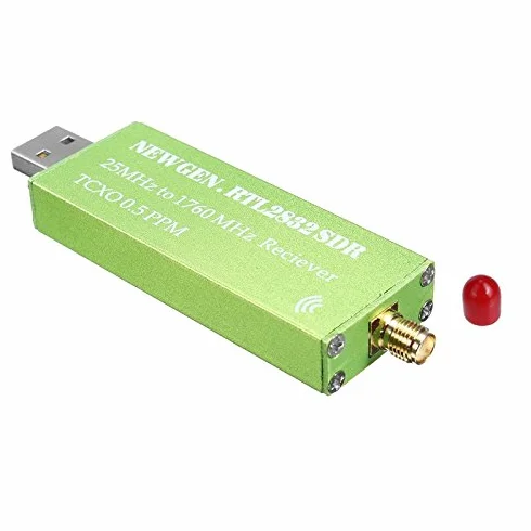 Adattatore USB RTL-SDR RTL2832U R820T2 1Ppm Ricevitore Sintonizzatore TV TCXO