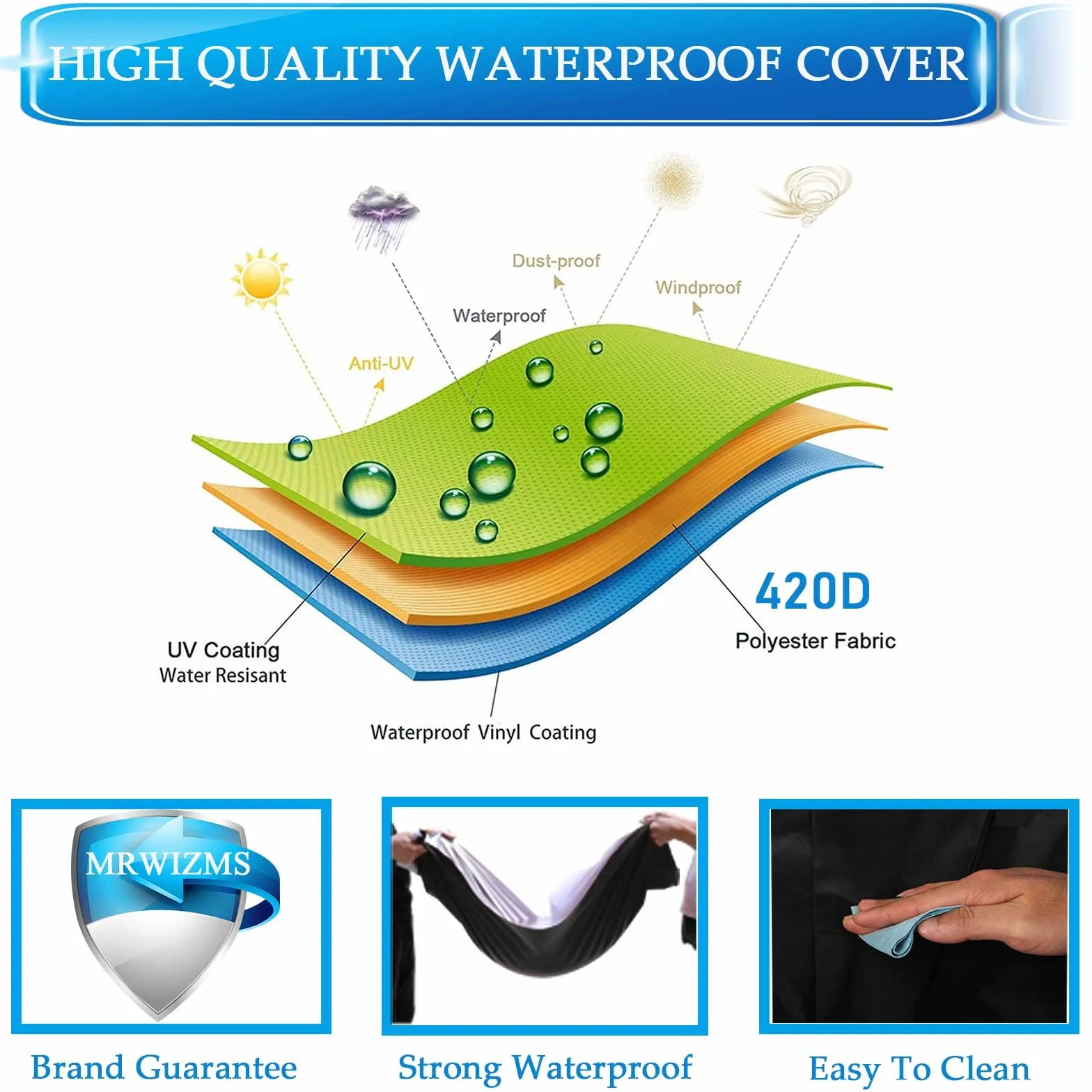 Coperture Protettive Stufetta a Gas per Interno, Stufe Portatili Cover Protettiva, Telone Stufe Portatili in Tessuto Oxford 420D, Copertura Protettiva per Riscaldatore a Gas (50x80x60cm)