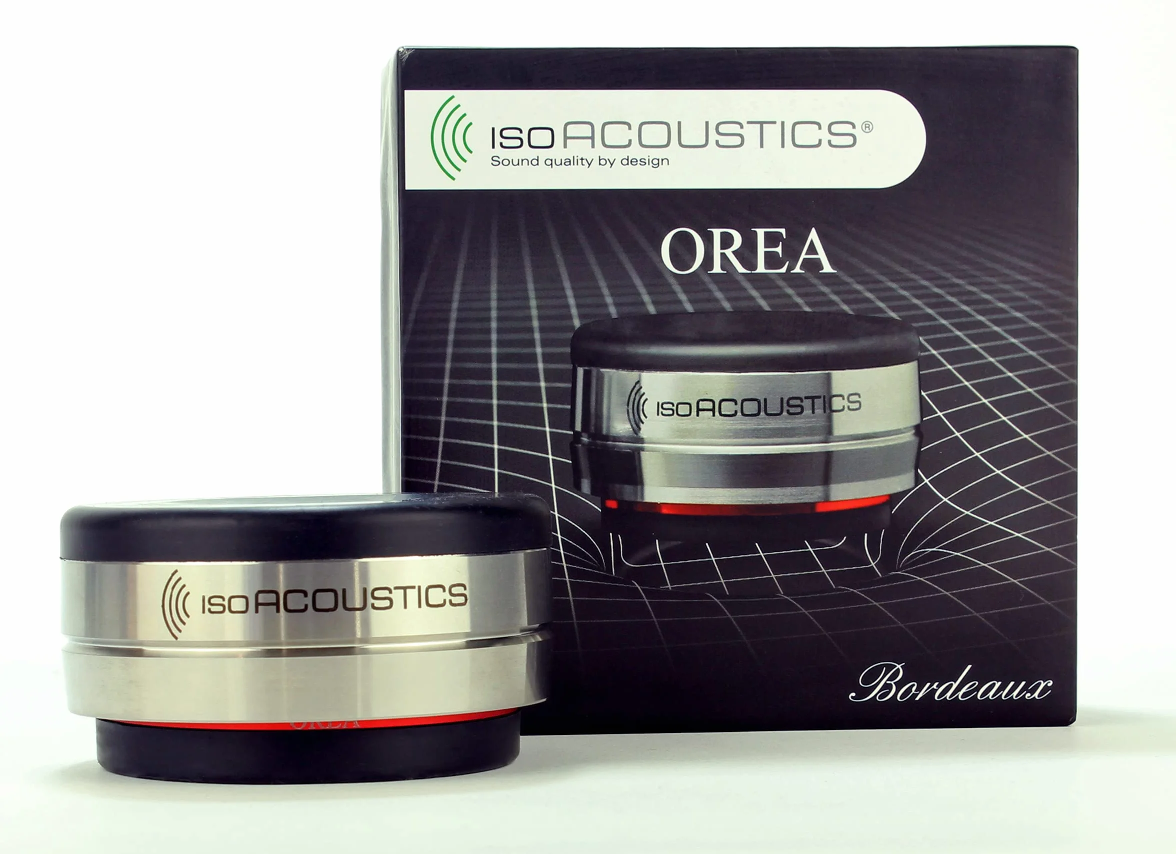 IsoAcoustics Orea Series Audio Equipment Isolators Bordeaux 14.5 kg