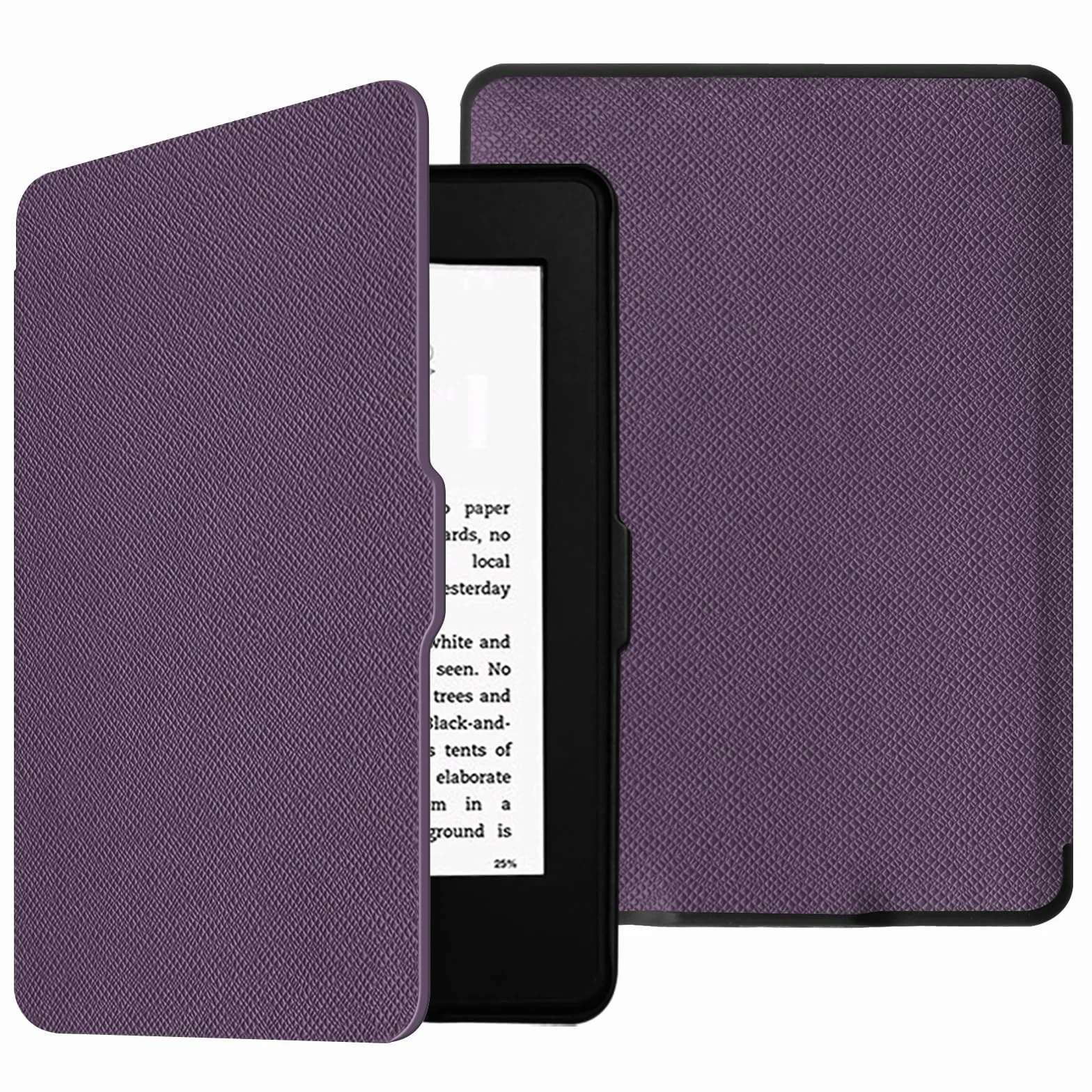 FINTIE Custodia per Kindle Paperwhite 6" 2012-2017 Modello EY21 DP75SDI, Cover Sottile Leggero con Auto Sveglia/Sonno, Viola