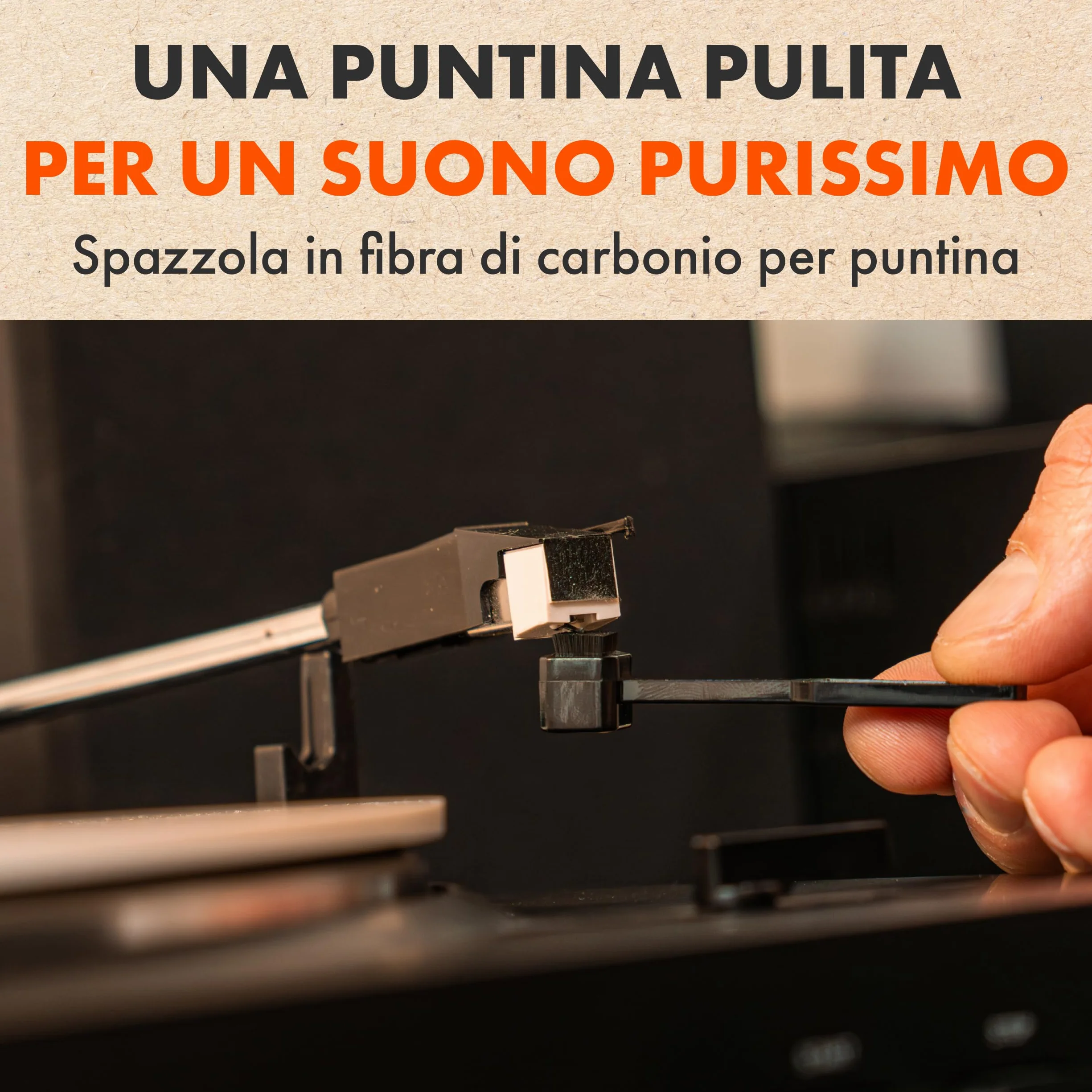 SPINCARE Kit Pulizia Vinili 5 in 1 con Spazzola in Velluto, Spray Antistatico 120 ml e Panno in Microfibra