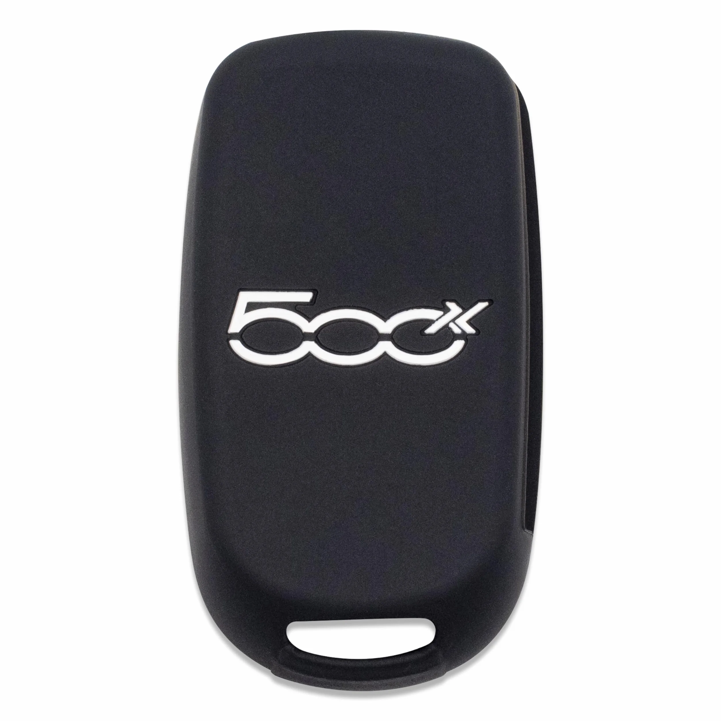 Silicone Cover Chiave per Telecomando Auto Fiat 500X 4 Tasti NERO