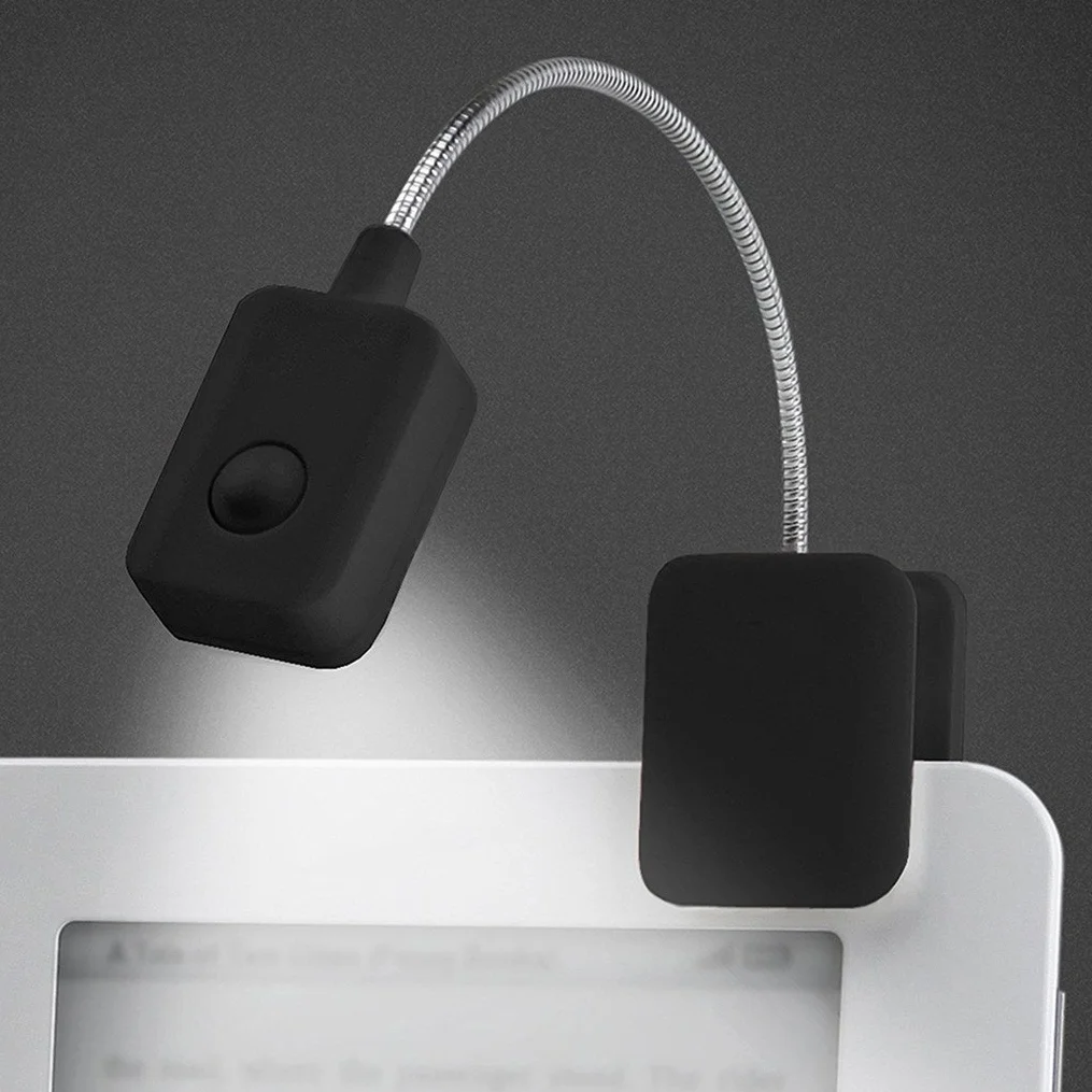 Lampada LED da Lettura Portatile Collo a Clip per Amazon Kindle Kobo E-reader