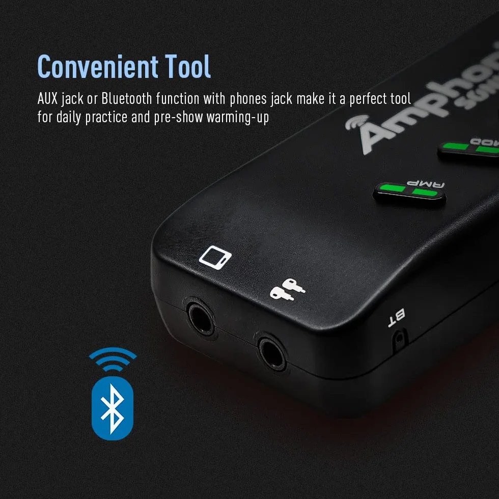 SONICAKE Mini Amplificatore Headphone Amp Bluetooth Multi-Effetti Plug-In USB Ricaricabile Portatile