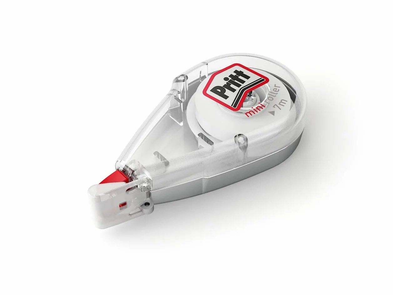 Pritt Correttore Mini Roller 4,2 mm x 7 m punta flessibile push-pull
