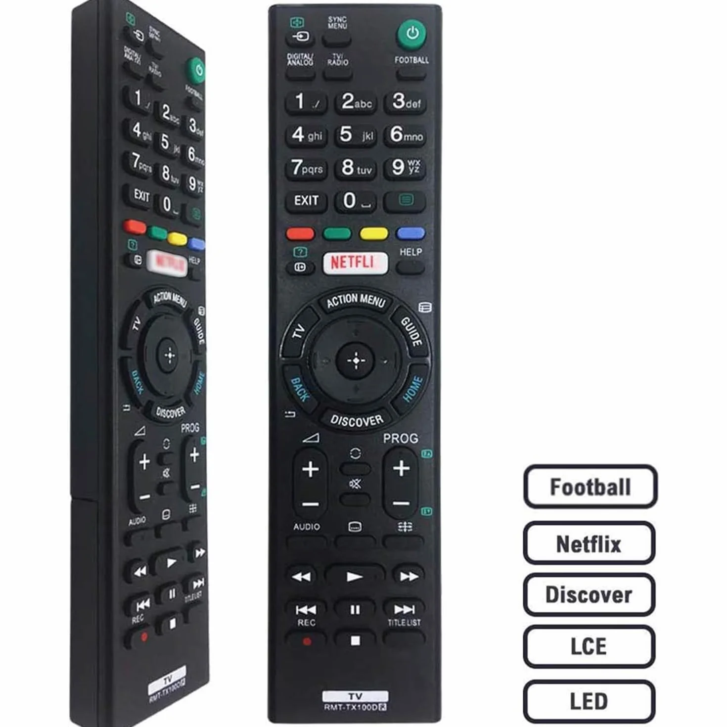 Sony RMT-TX100D RMT-TX101J RMT-TX102U RMT-TX102D Telewizor Pilot Zdalnego Sterowania