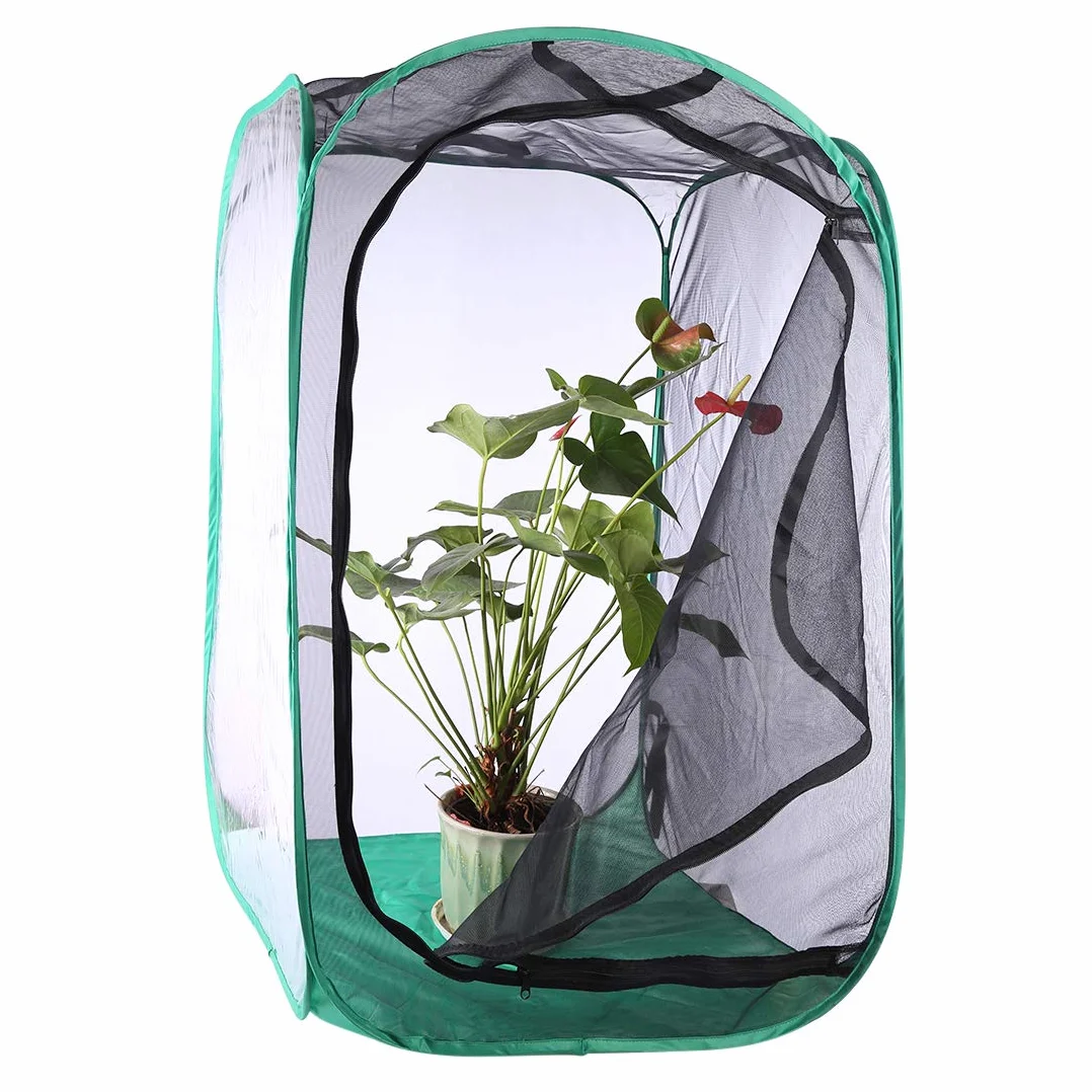 Farfalla Gabbia Repellente per insetti Rete Pieghevole 40 x 40 x 60 cm