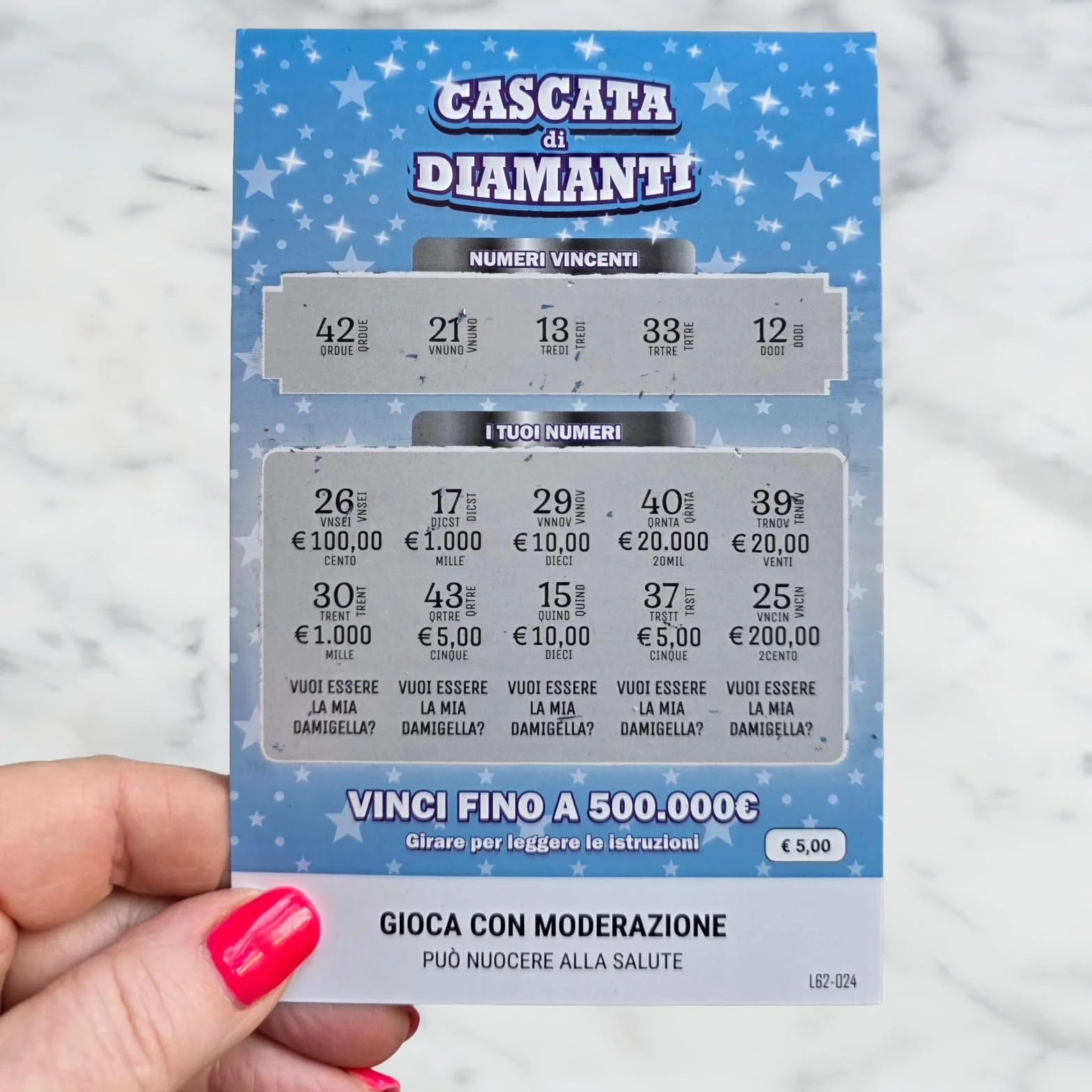 Biglietti Gratta e Vinci Vuoi Essere La Mia Damigella 6 Cartoline Sorpresa Originale Idea Proposta Damigella Matrimonio