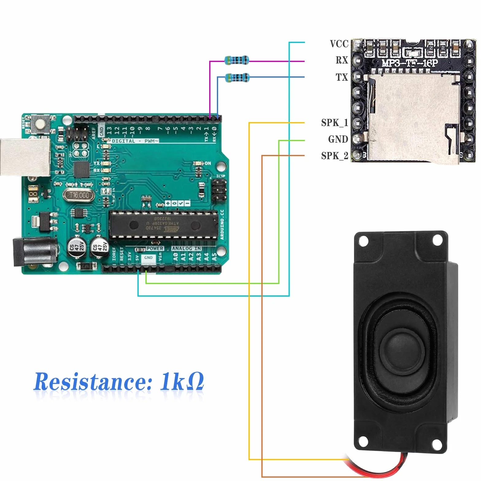 Altoparlante Micro 3 Watt 8 Ohm Fai-Da-Te Per Progetti Elettronici Monitor TV LCD 4 PCS