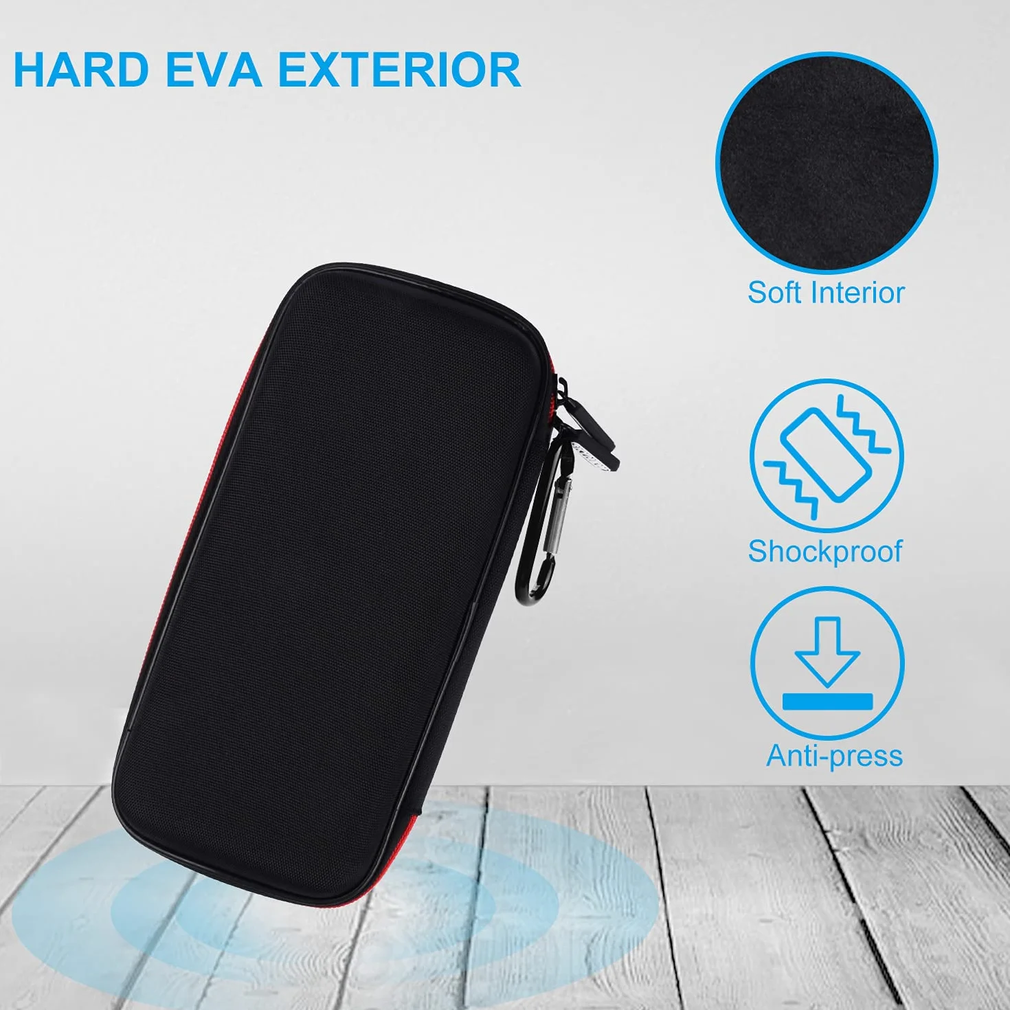 Custodia per powerbank compatibile con Anker PowerCore 26800, RAVPower 26800, Nero
