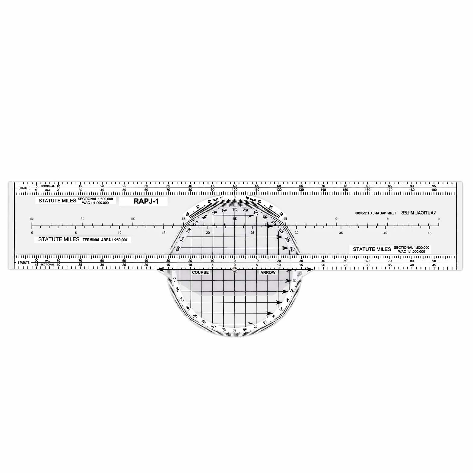 Plotter aeronautico Medarchitect 34 cm 8 funzioni azimut rotante grafici WAC navigazione aerea pilota