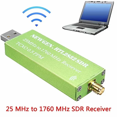 Adattatore USB RTL-SDR RTL2832U R820T2 1Ppm Ricevitore Sintonizzatore TV TCXO