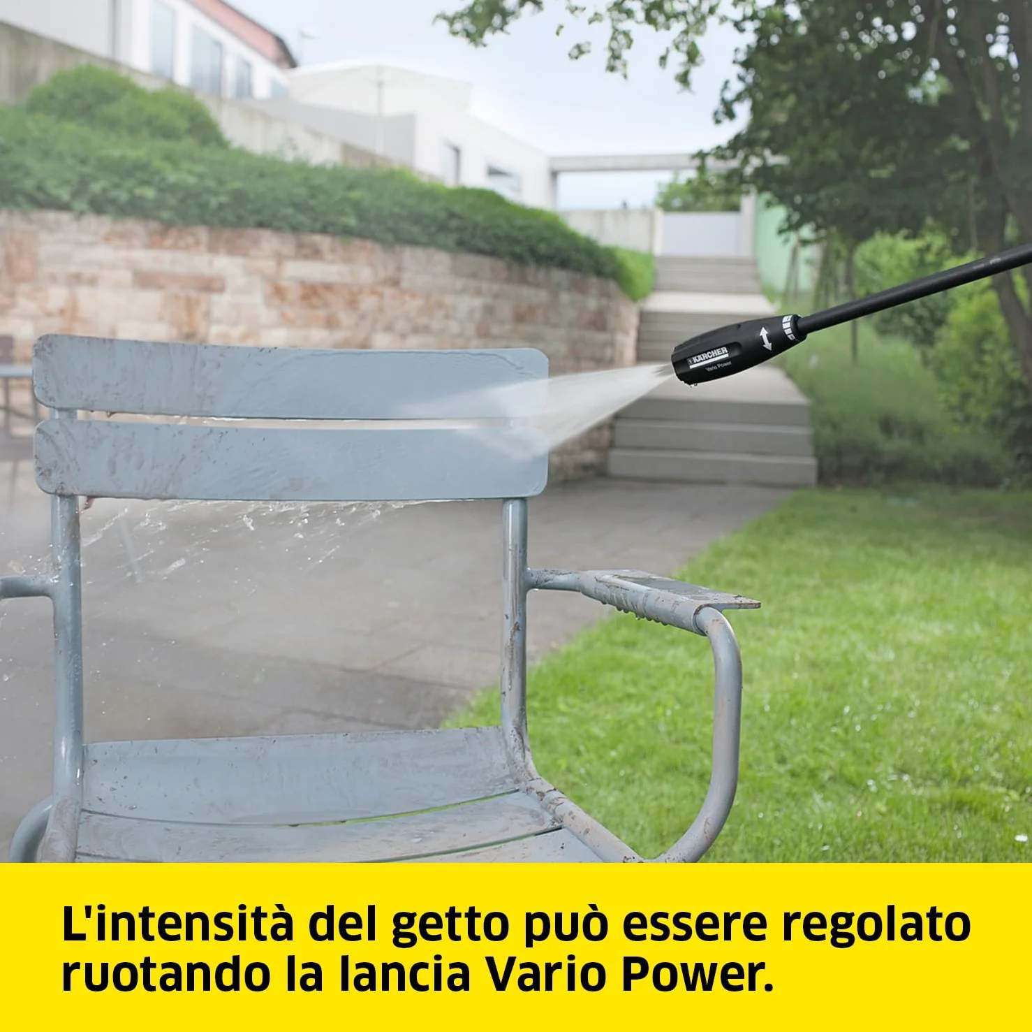 Kärcher Idropulitrice K 3, Pressione max 120 bar, Portata 380 l/h, Area di lavoro 25 m²/h, Filtro acqua, Pistola e Tubo Alta Pressione 6m, Serbatoio detergente, Ugello mangiasporco, Lancia Vario Power