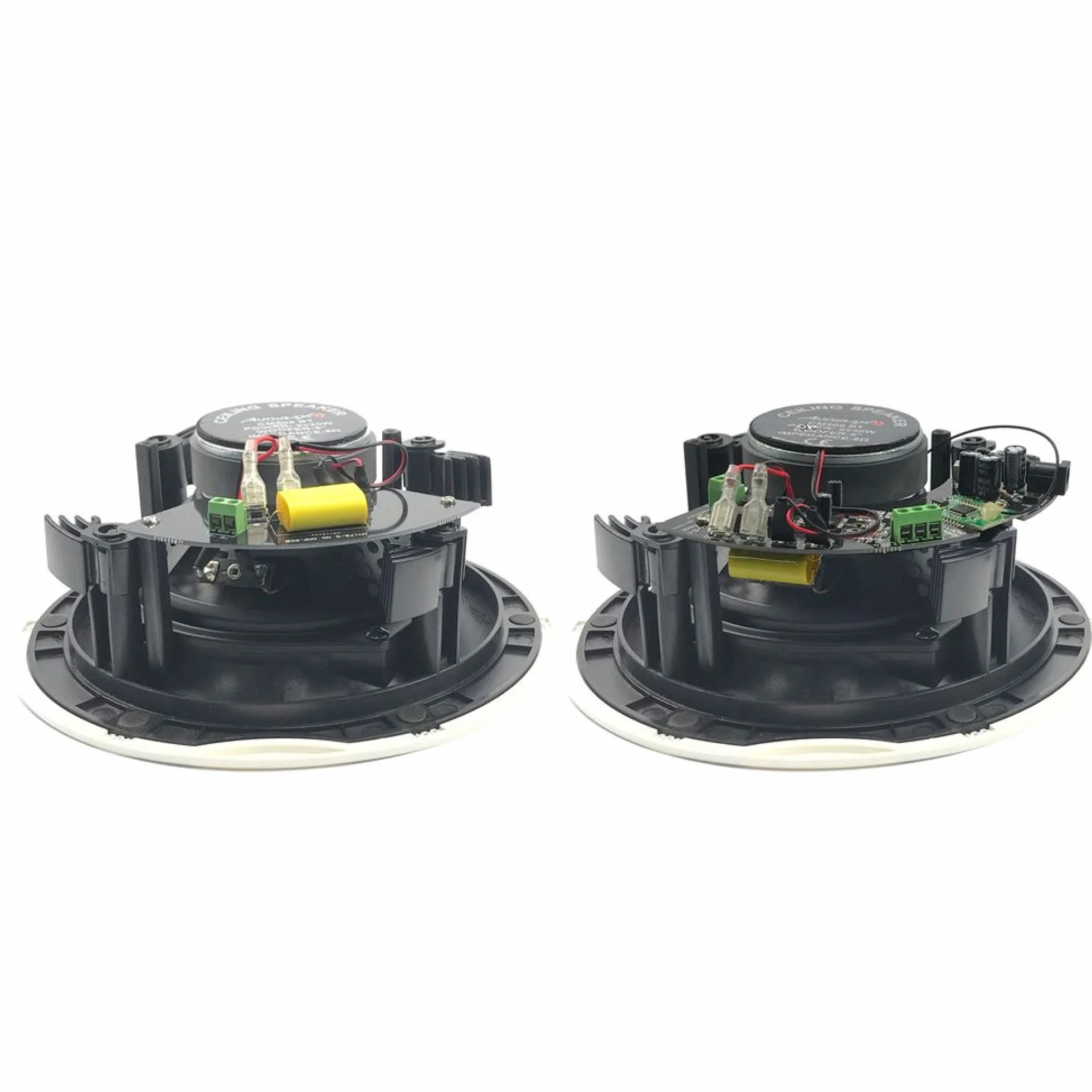 Audibax Casse Spitir CM508-BT Casse da Incasso Muro/Soffitto Bianche Bluetooth 5.25 30W Retina Metallica
