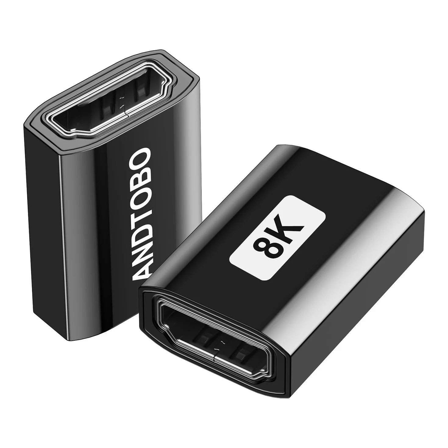 ANDTOBO Adattatore HDMI 8K 2.1 Femmina Femmina Prolunga 8K/4K@60Hz UHD eARC 2 Pezzi