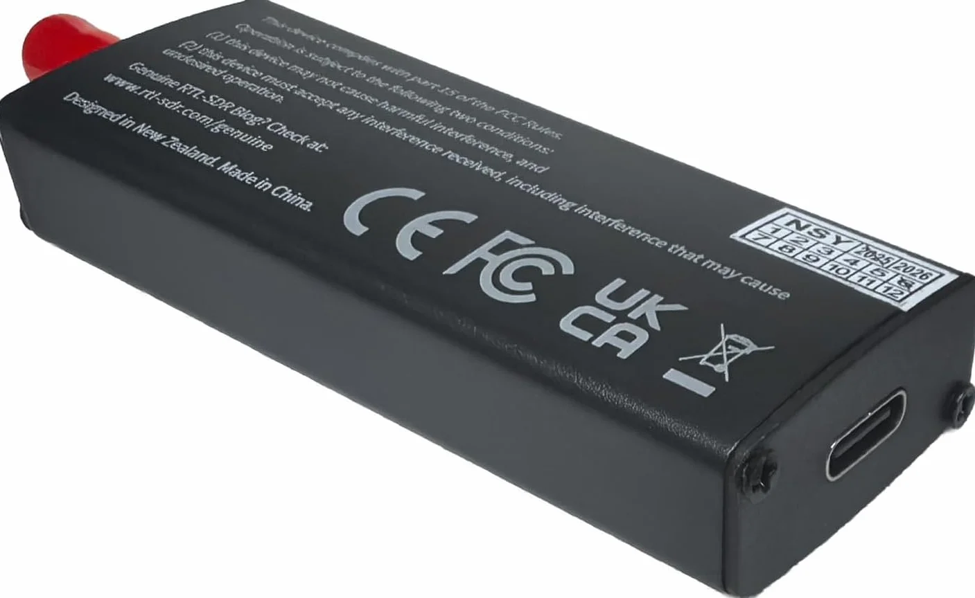 RTL-SDR Blog V4 R828D RTL2832U 1PPM TCXO SMA Software Defined Radio USB-C