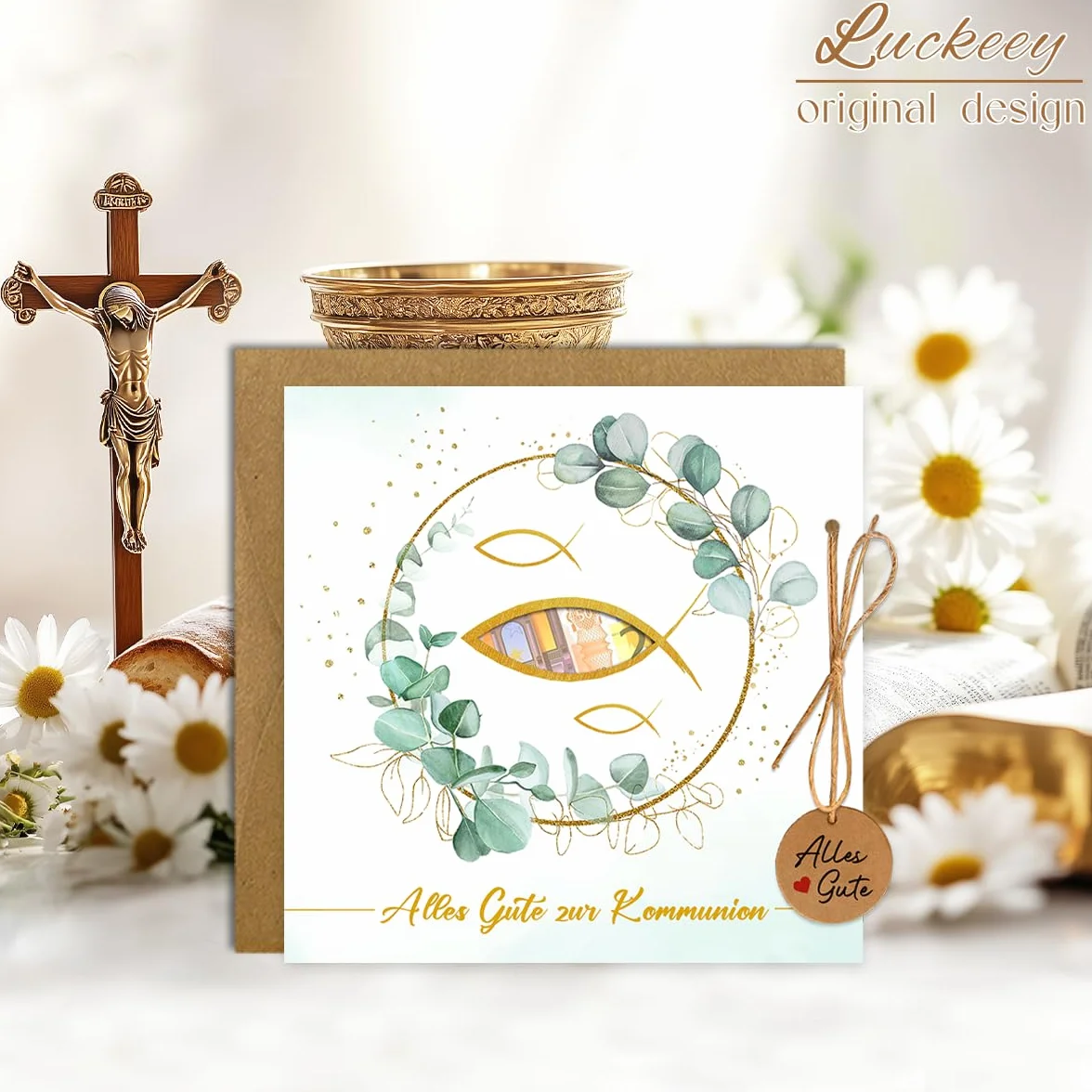 Luckeey Regalo di denaro comunione buste biglietti congratulazioni regali per ragazze e ragazzi