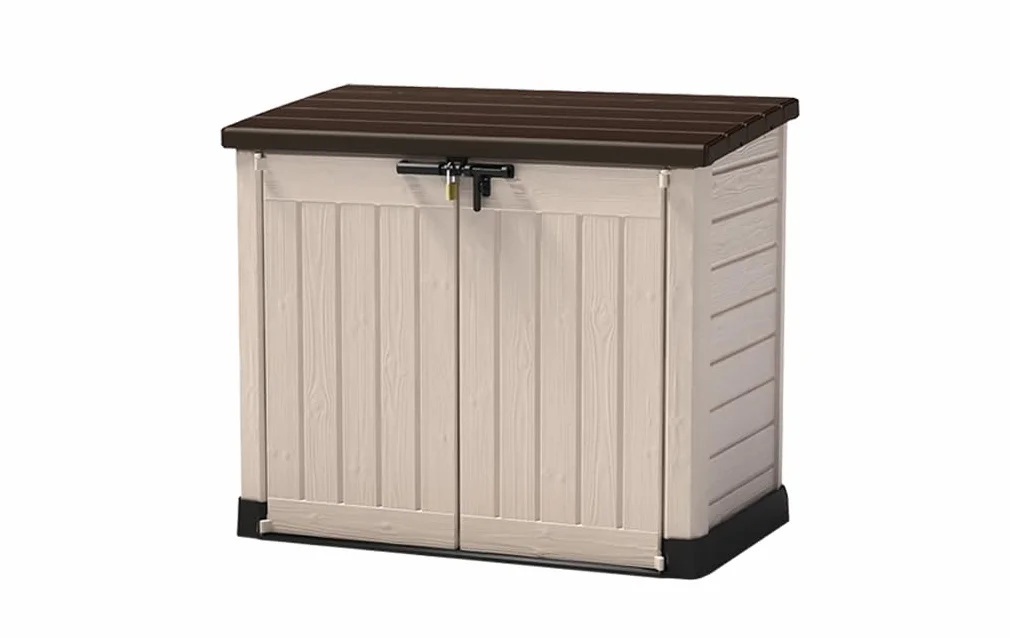 Keter Porta Attrezzi Store It Out Max Beige/Marrone In Resina Cm 145X82X125