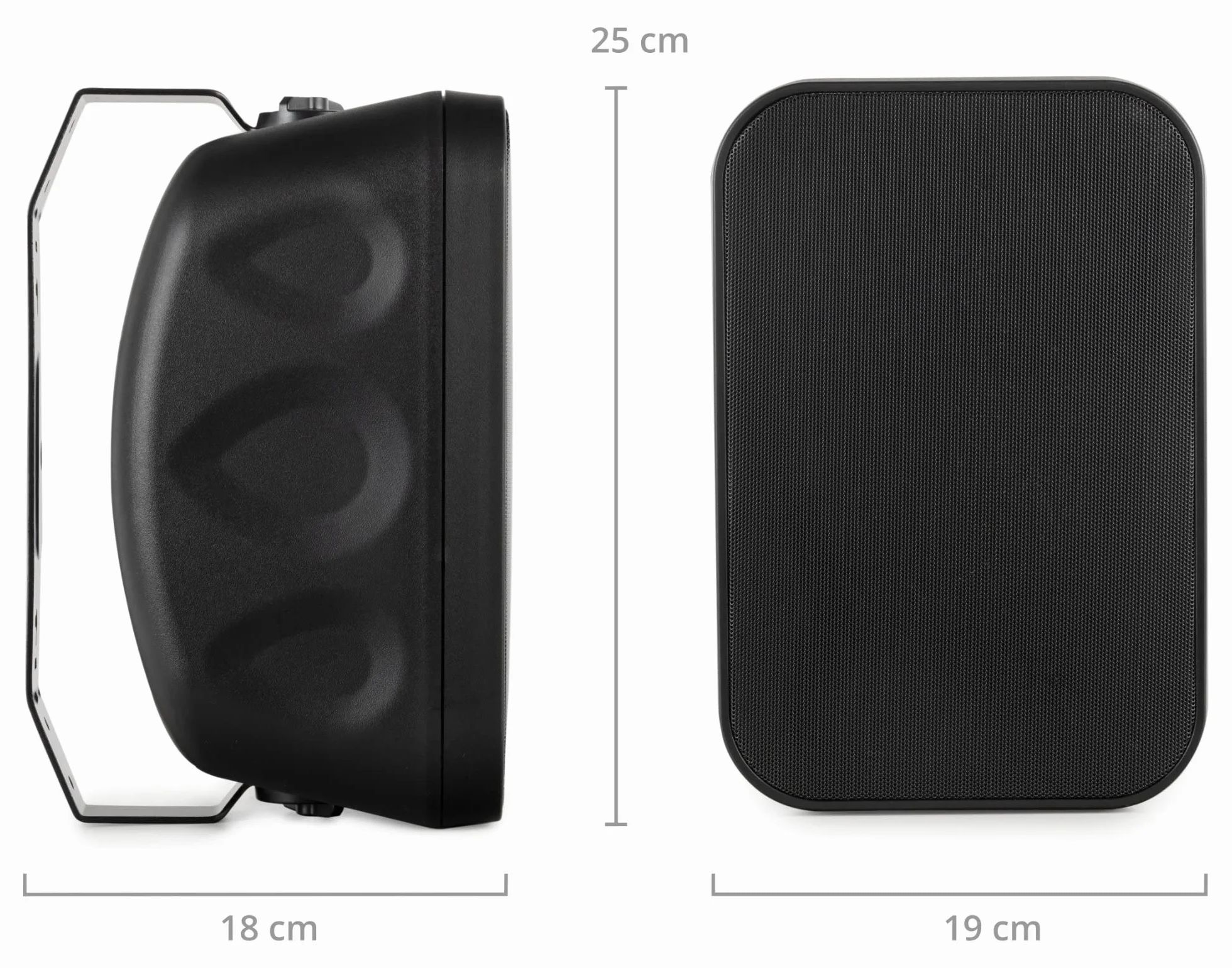 McGrey OLS-5251BK Altoparlante da esterno IP56 Impermeabile 50 Watt nero