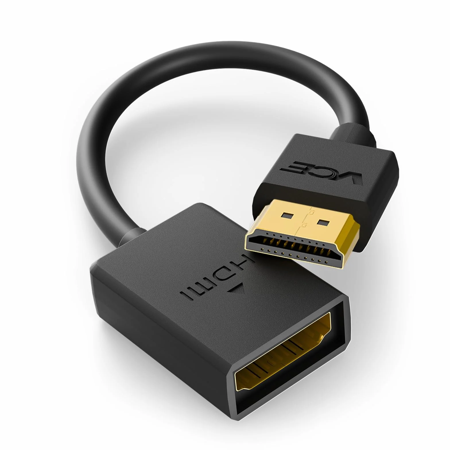 Prolunga HDMI Maschio-Femmina Alta Velocità 14 cm Cavo Corto Adattatore 4K per TV Stick Dispositivi HDMI