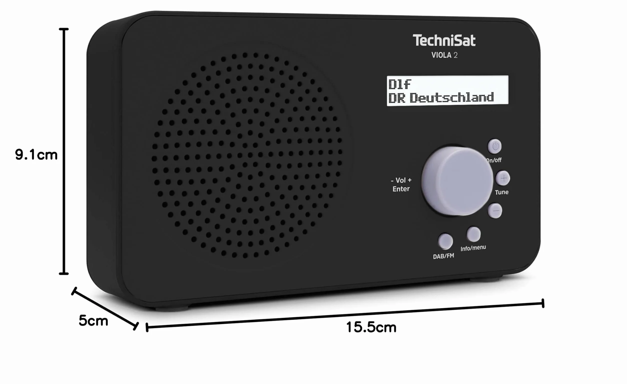 TechniSat VIOLA 2 Radio DAB portatile DAB+ FM 1 Watt RMS