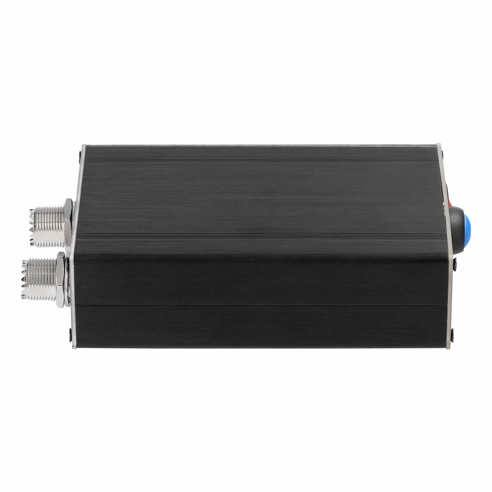 Baugger ATU-100-0A Mini sintonizzatore automatico per antenna 1,8-55 MHz Display OLED 0,91 pollici Outcase lega alluminio 1800 mAh
