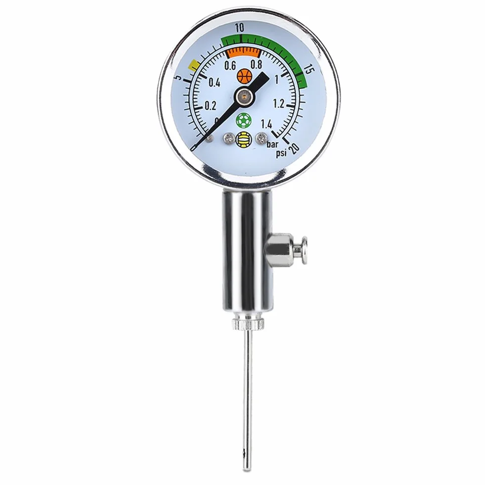 Atyhao, manometro per Test di Pressione dell'Acqua, manometro per Test di Pressione dell'Acqua, barometro, Mini manometro per Pallacanestro, pallavolo, Pallacanestro