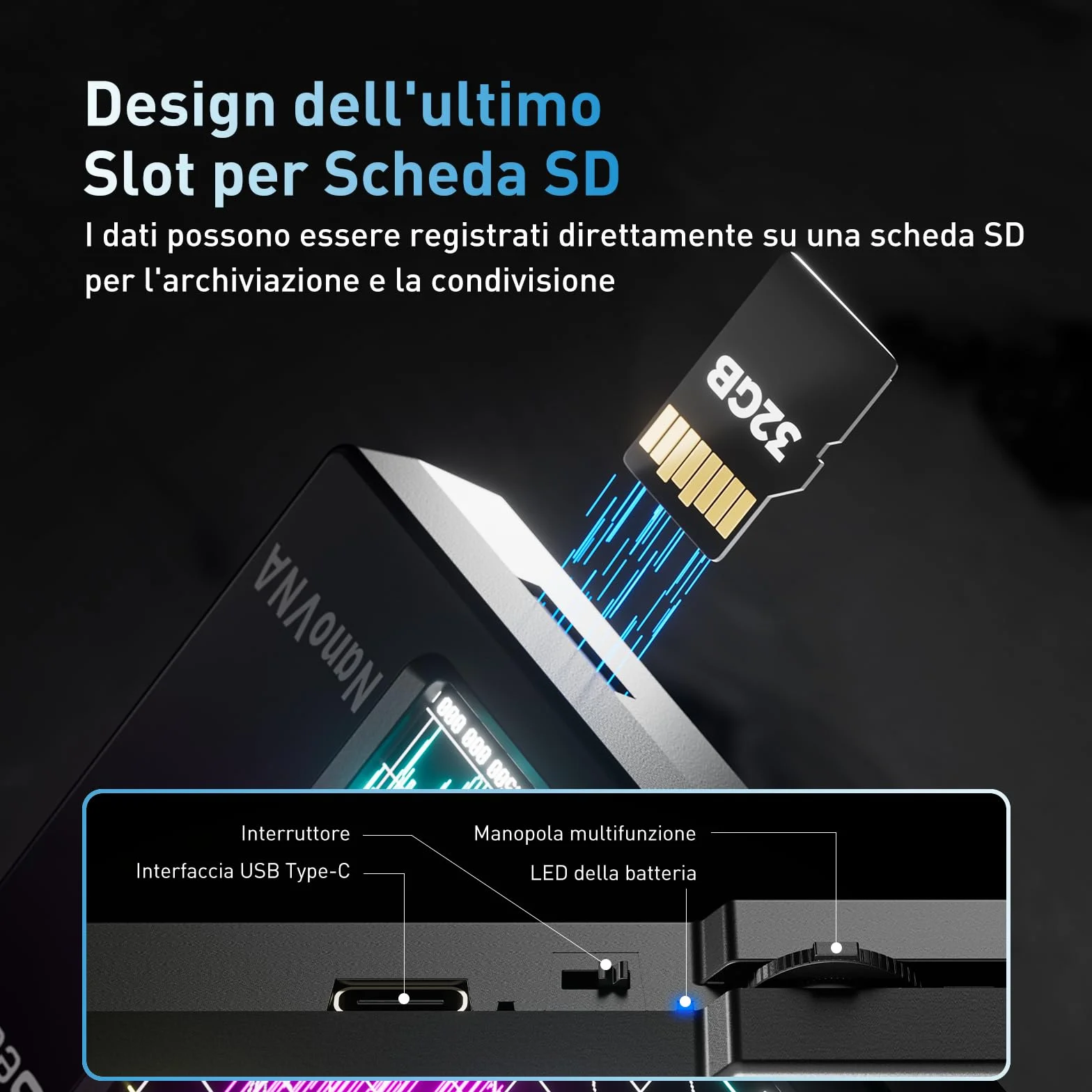 Seesii NanoVNA-H Analizzatore di Rete Vettoriale V3,7 10KHz-1,5GHz MF/HF/VHF/UHF Parametri S SWR Grafica Smith