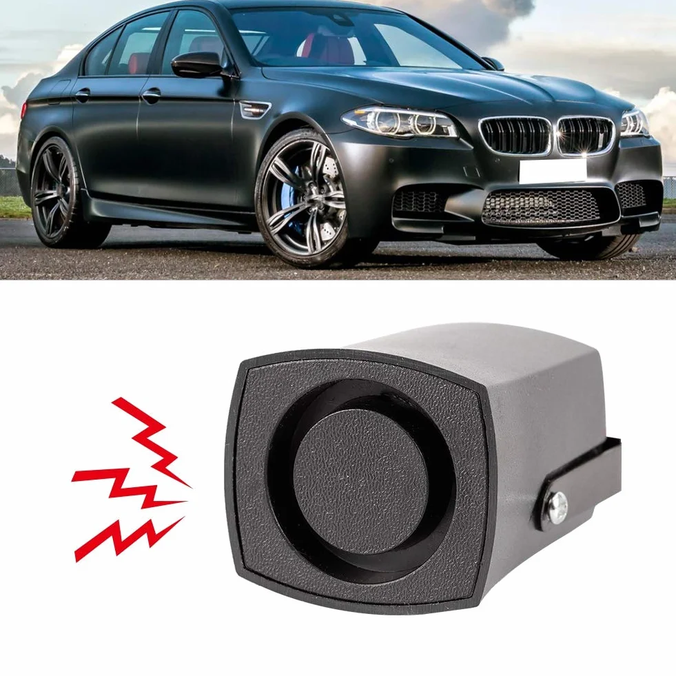 Buzzer Reverse Universal 12V 115db Allarme retromarcia per auto Back Up Horn Beeper Black