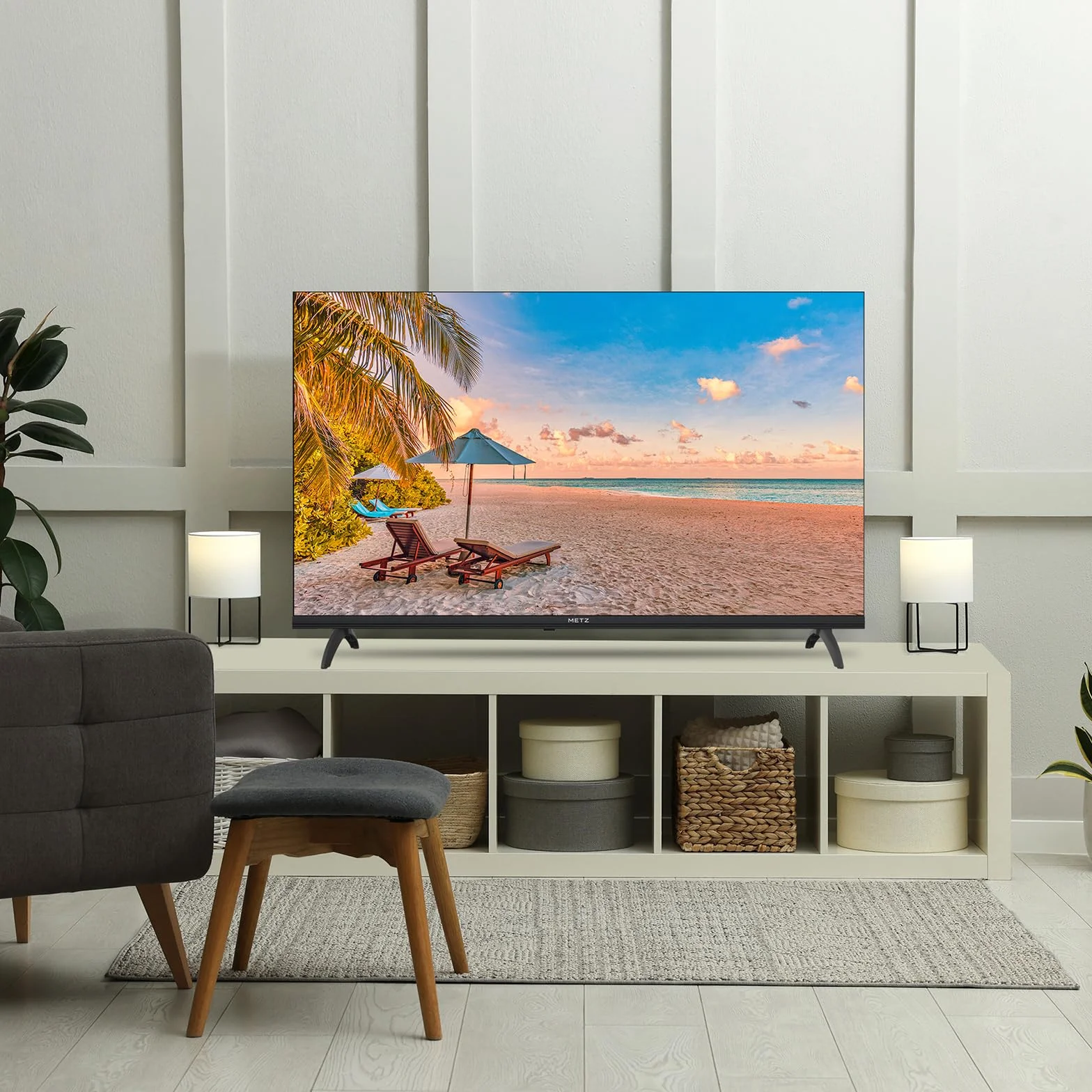 Metz QLED 40" Smart TV FHD MQF7000Z, HDR10, Dolby Audio, Google TV, DVB-T/T2/C/S/S2