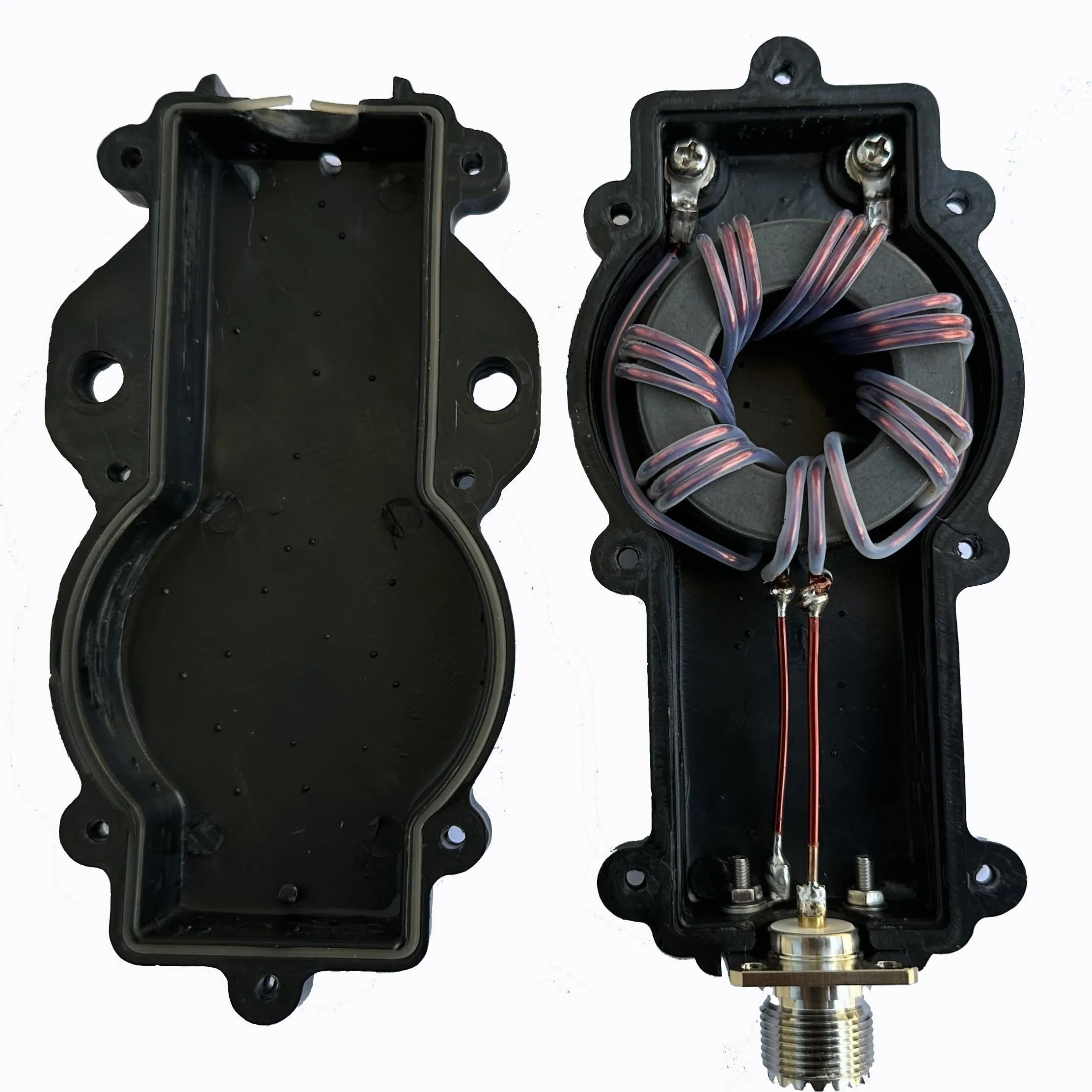 Balun 9:1 3-30 MHz 500 Watt Nero per antenna radio amatoriale esterno