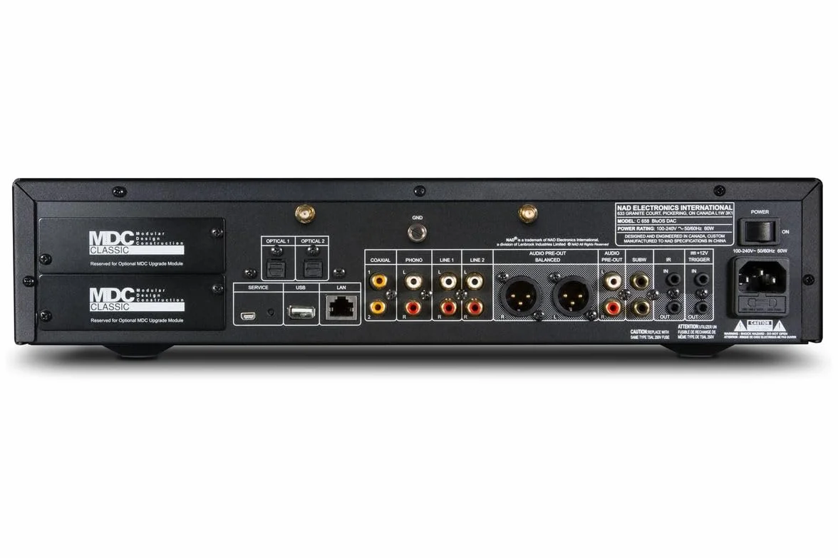 NAD C658 Preamplificatore grafite